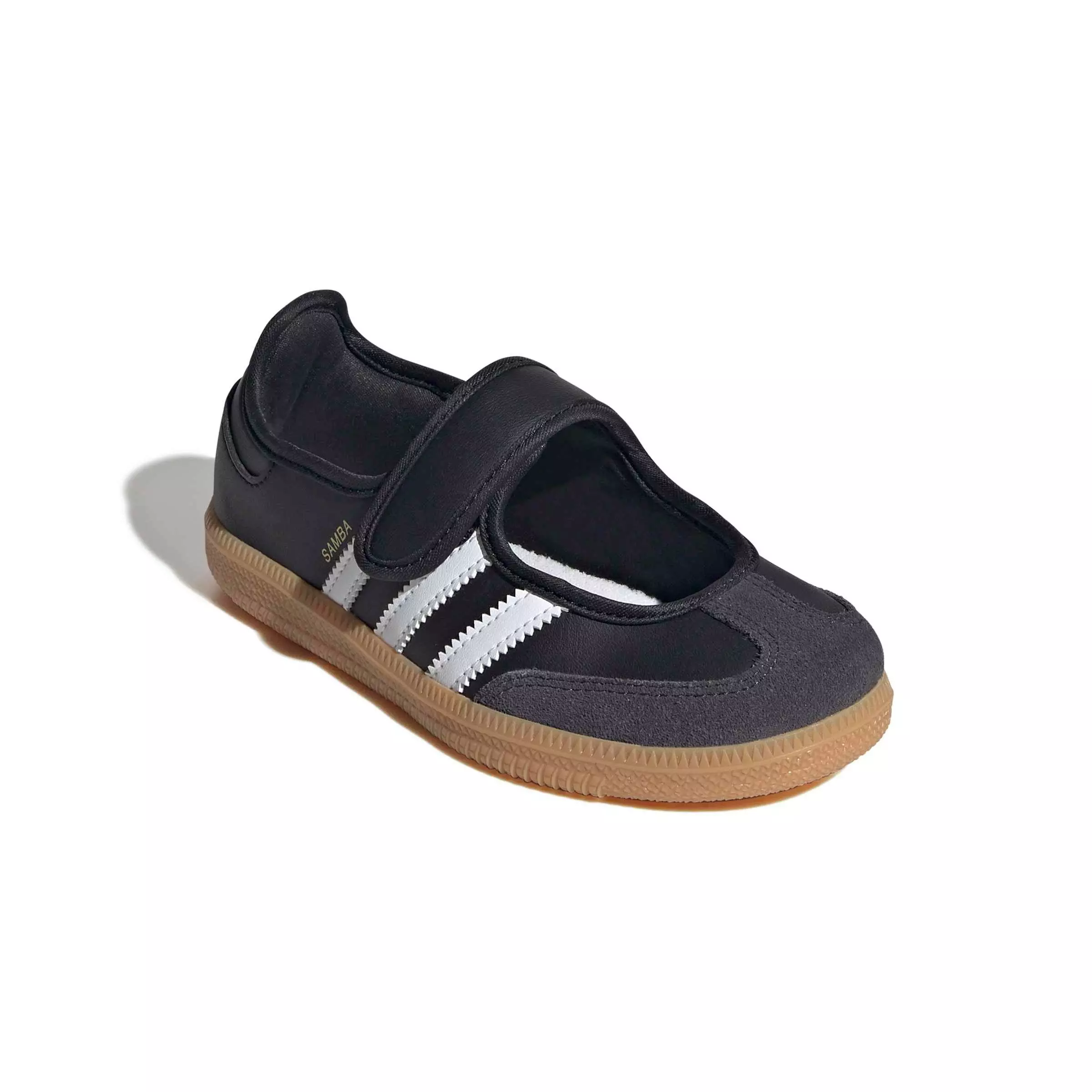 adidas Originals Samba Jane "Core Black/Ftwr White/Gum 3" Preschool Girls' Shoe - BLACK/WHITE/GUM