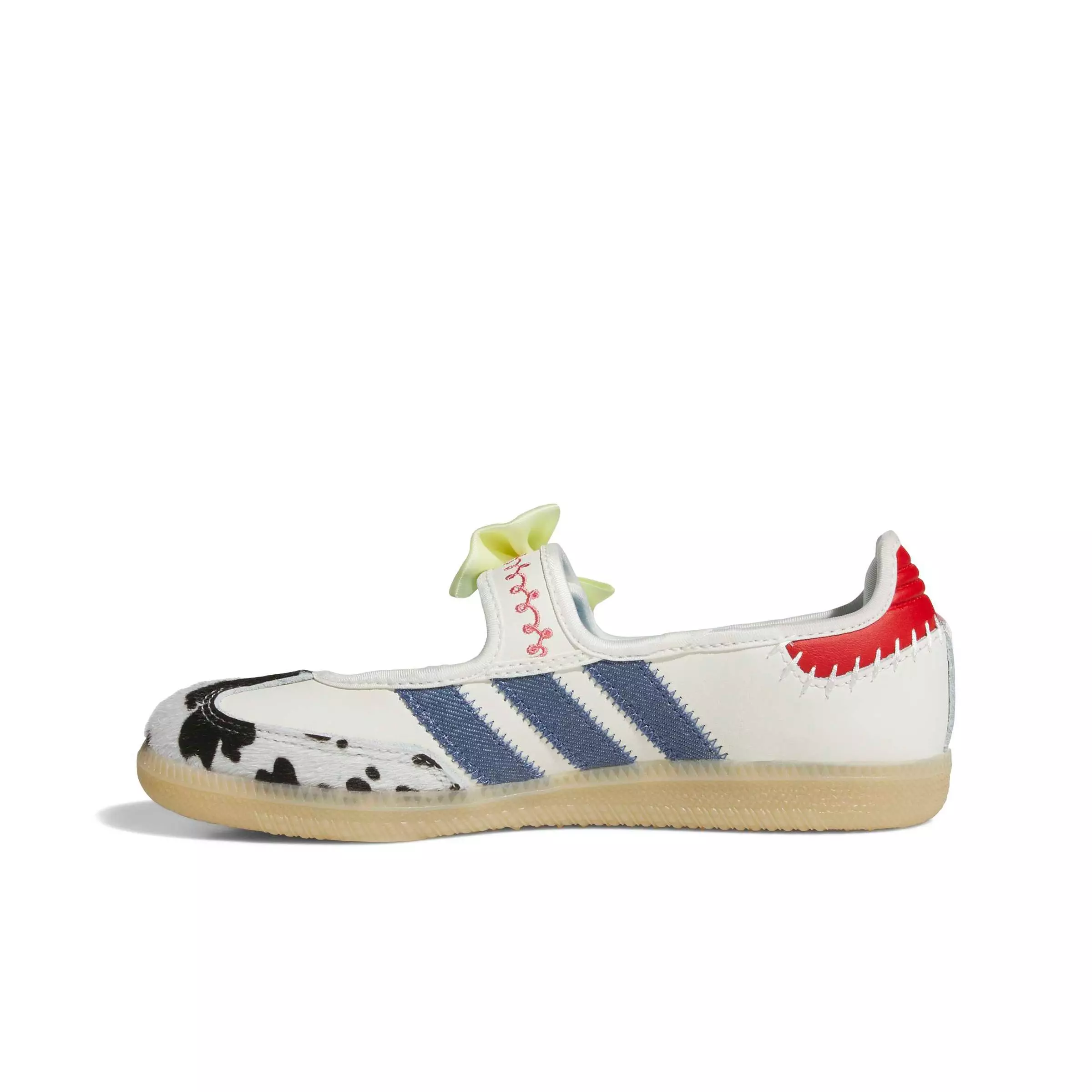 adidas Originals Pixar Toy Story Samba Jane "Off White/Core Black/Gum 3" Grade School Girls' Shoe - OFF WHITE/BLACK/GUM