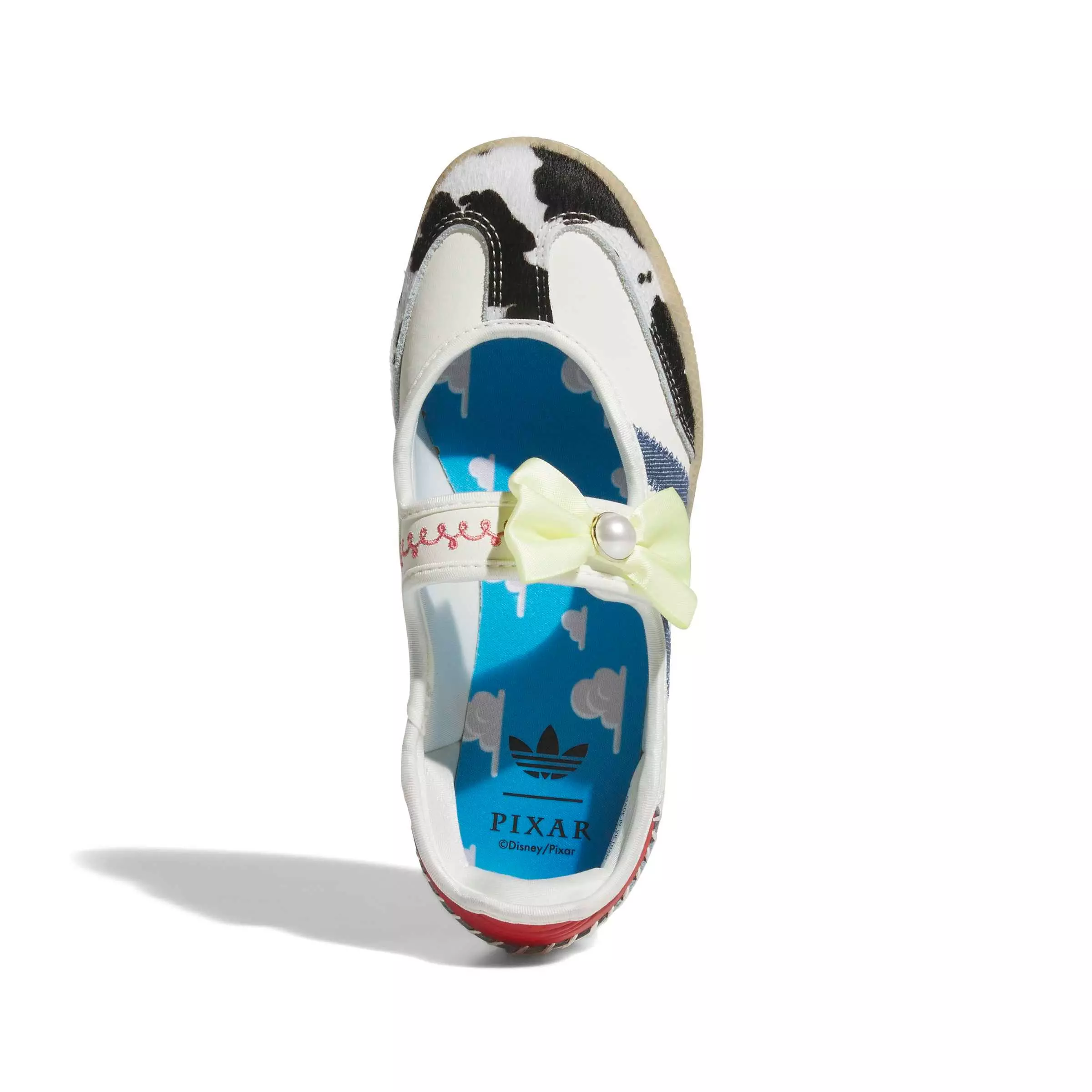 adidas Originals Pixar Toy Story Samba Jane "Off White/Core Black/Gum 3" Grade School Girls' Shoe - OFF WHITE/BLACK/GUM