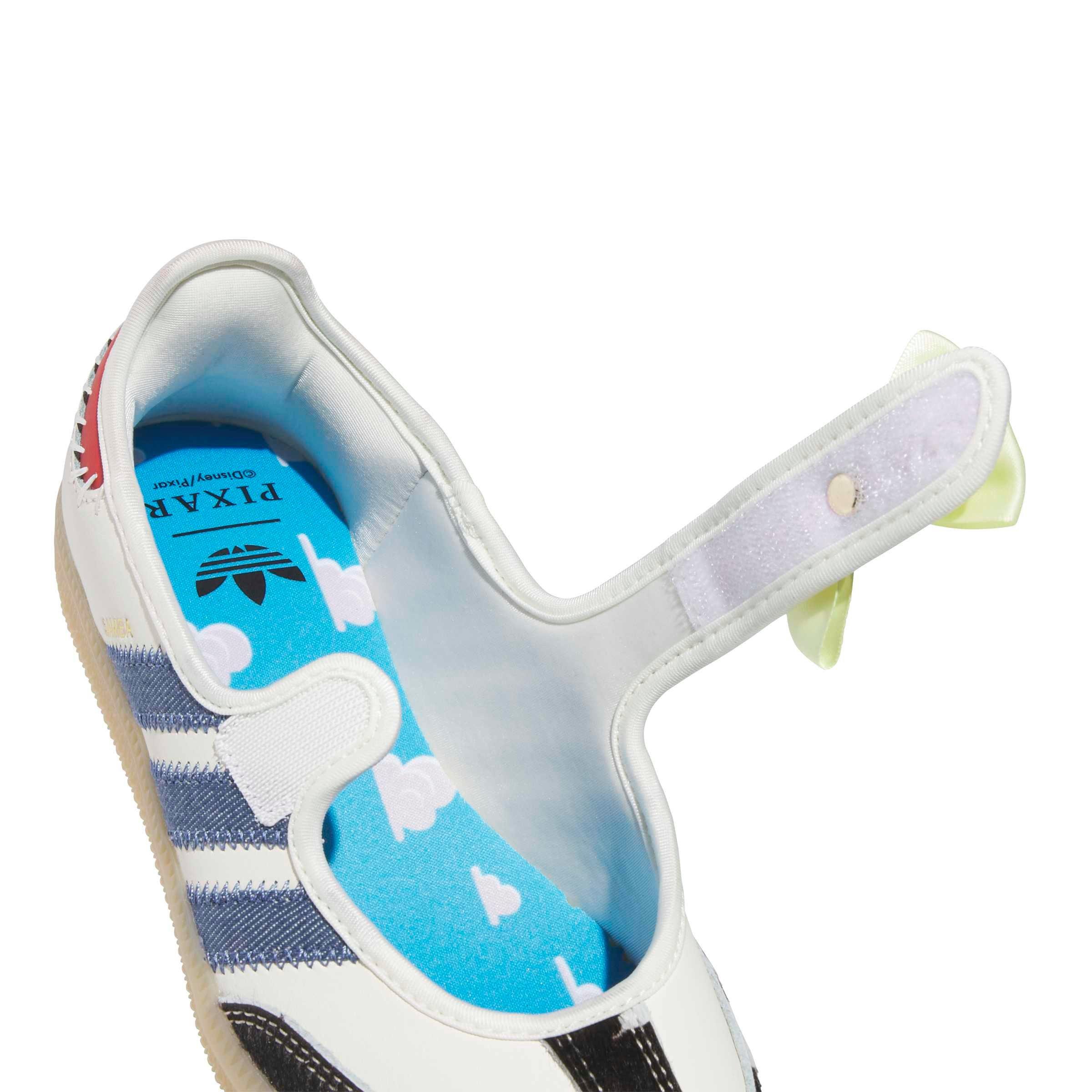 adidas Originals Pixar Toy Story Samba Jane "Off White/Core Black/Gum 3" Grade School Girls' Shoe - OFF WHITE/BLACK/GUM