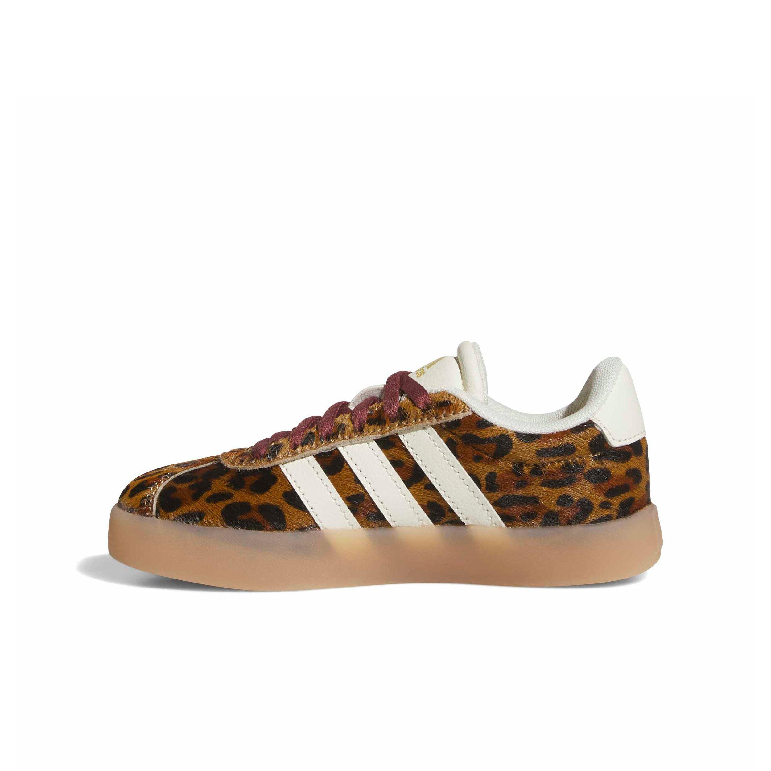 adidas VL Court 3.0 "Mesa/Cream White/Fox Brown" Preschool Girls' Shoe - MESA/CREAM/BROWN