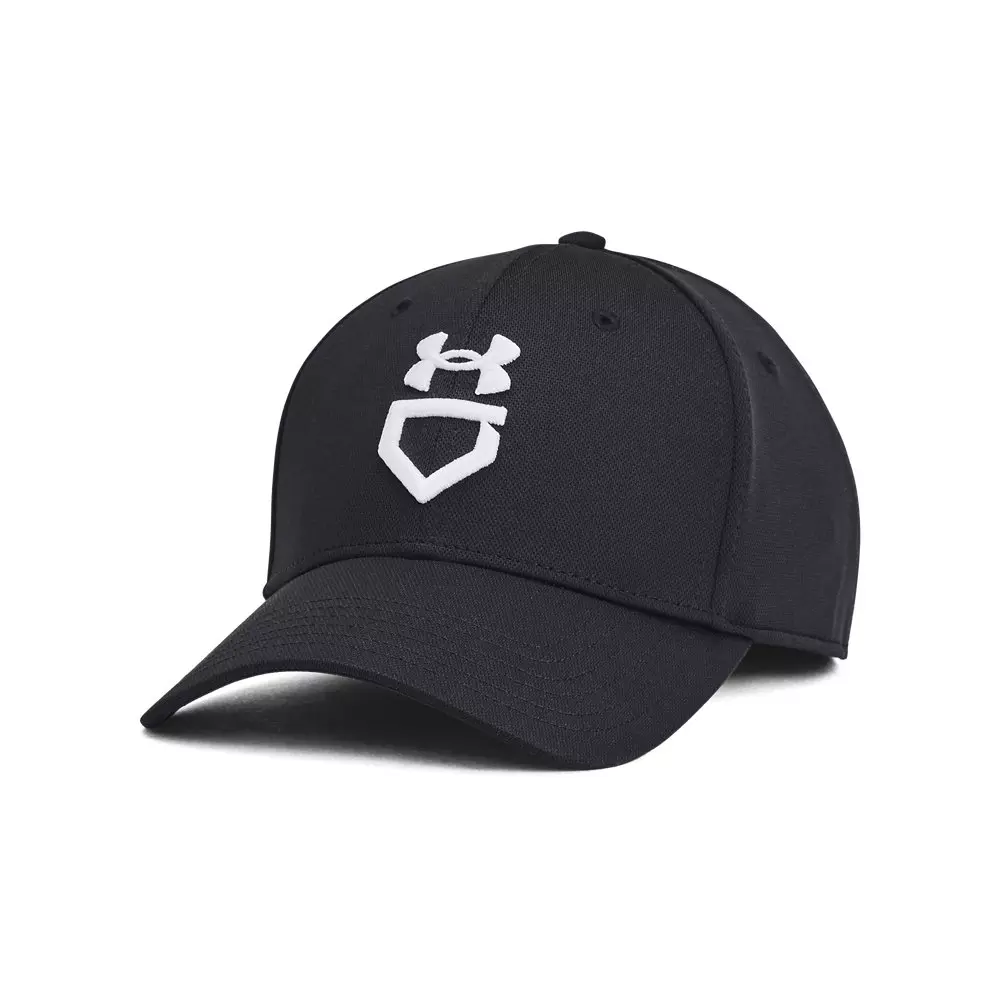 Under Armour Blitzing Baseball Cap-Black/White - BLACK/WHITE