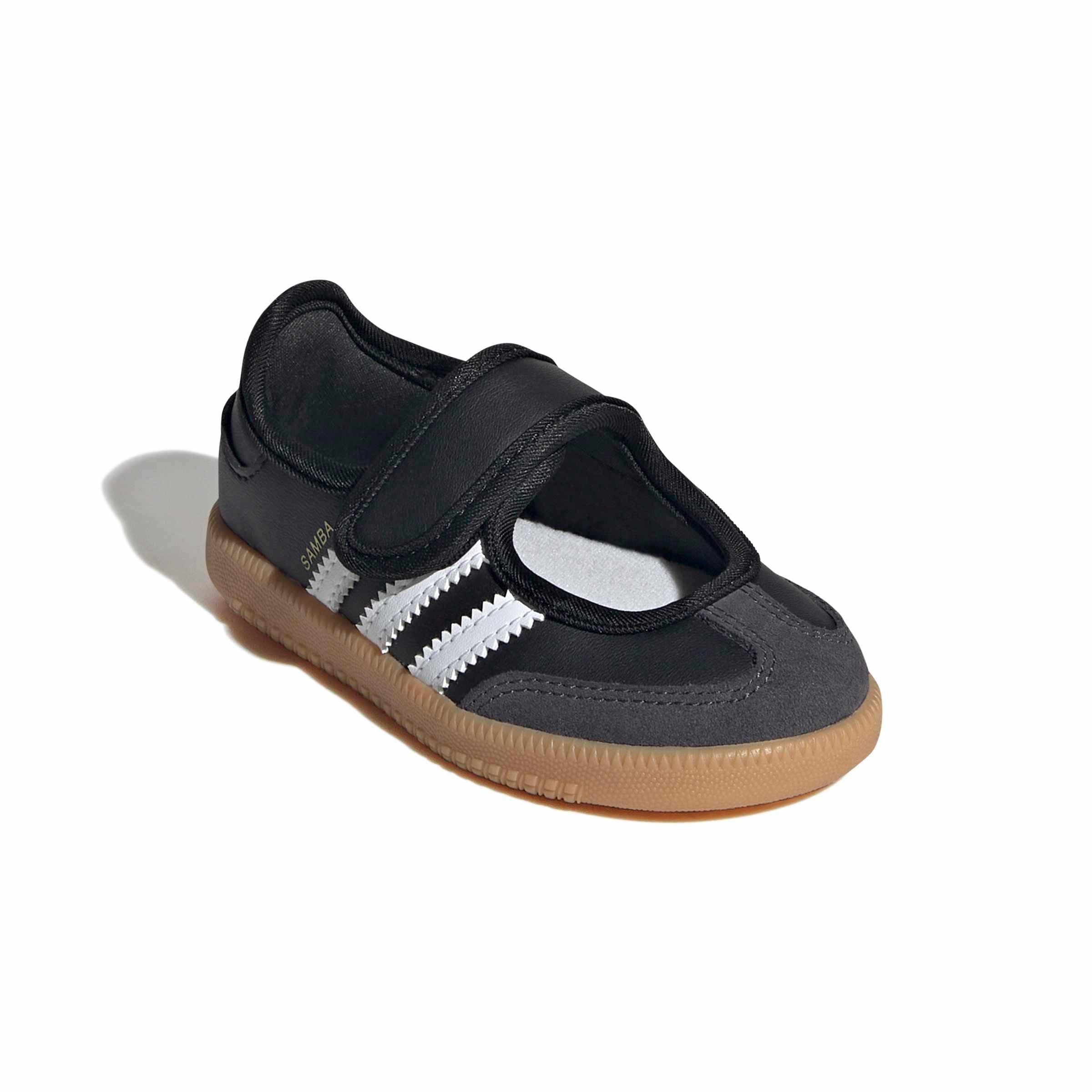adidas Originals Samba Jane "Core Black/Ftwr White/Gum 3" Infant Girls' Shoe - BLACK/WHITE/GUM