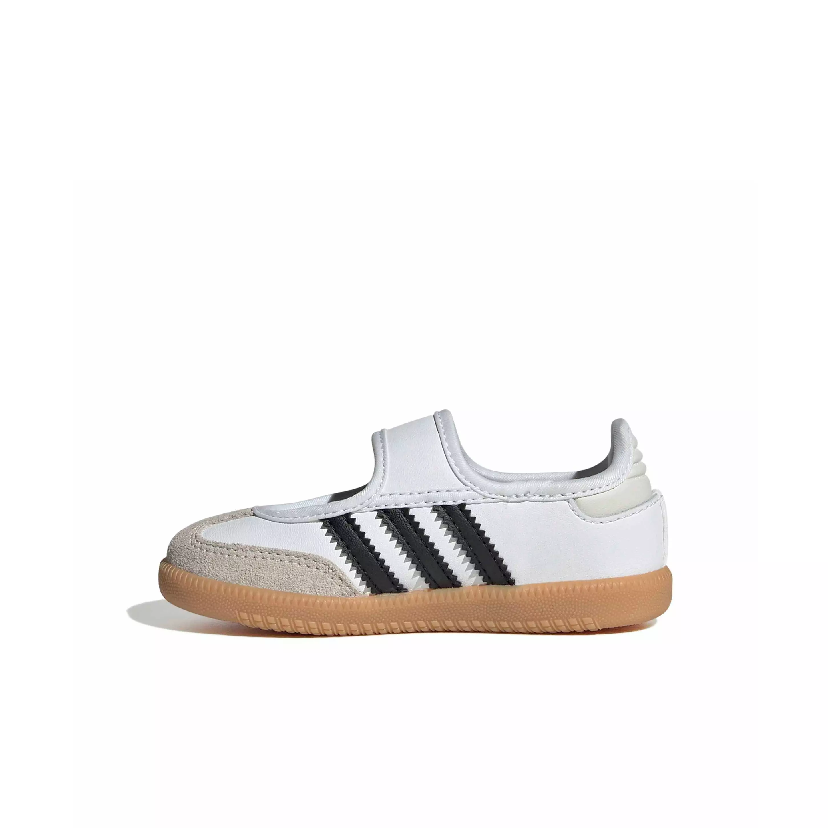 adidas Originals Samba Jane "Ftwr White/Core Black/Gum 3" Infant Girls' Shoe - WHITE/BLACK/GUM