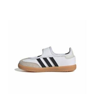 adidas Originals Samba Jane "Ftwr White/Core Black/Gum 3" Infant Girls' Shoe - WHITE/BLACK/GUM