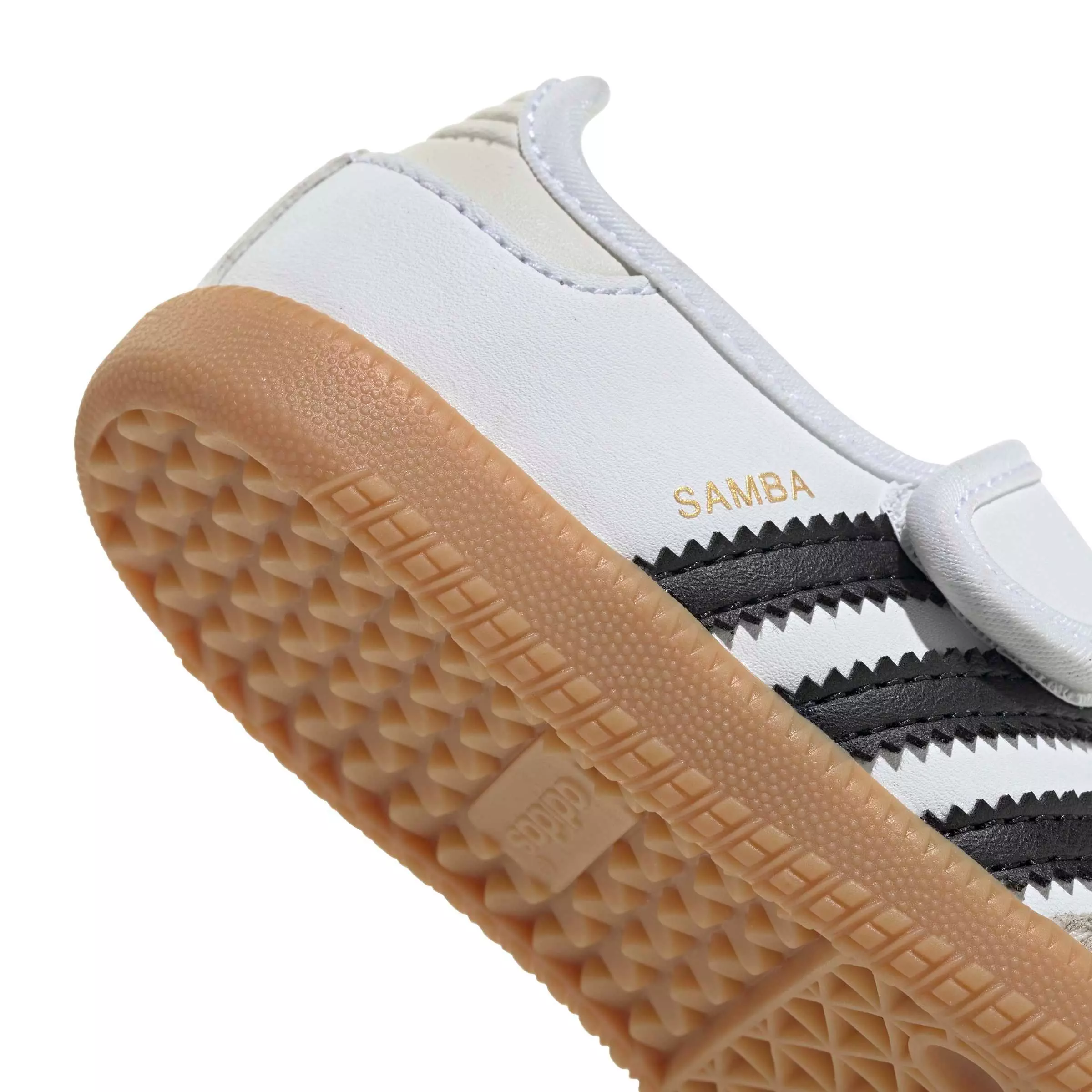 adidas Originals Samba Jane "Ftwr White/Core Black/Gum 3" Infant Girls' Shoe - WHITE/BLACK/GUM