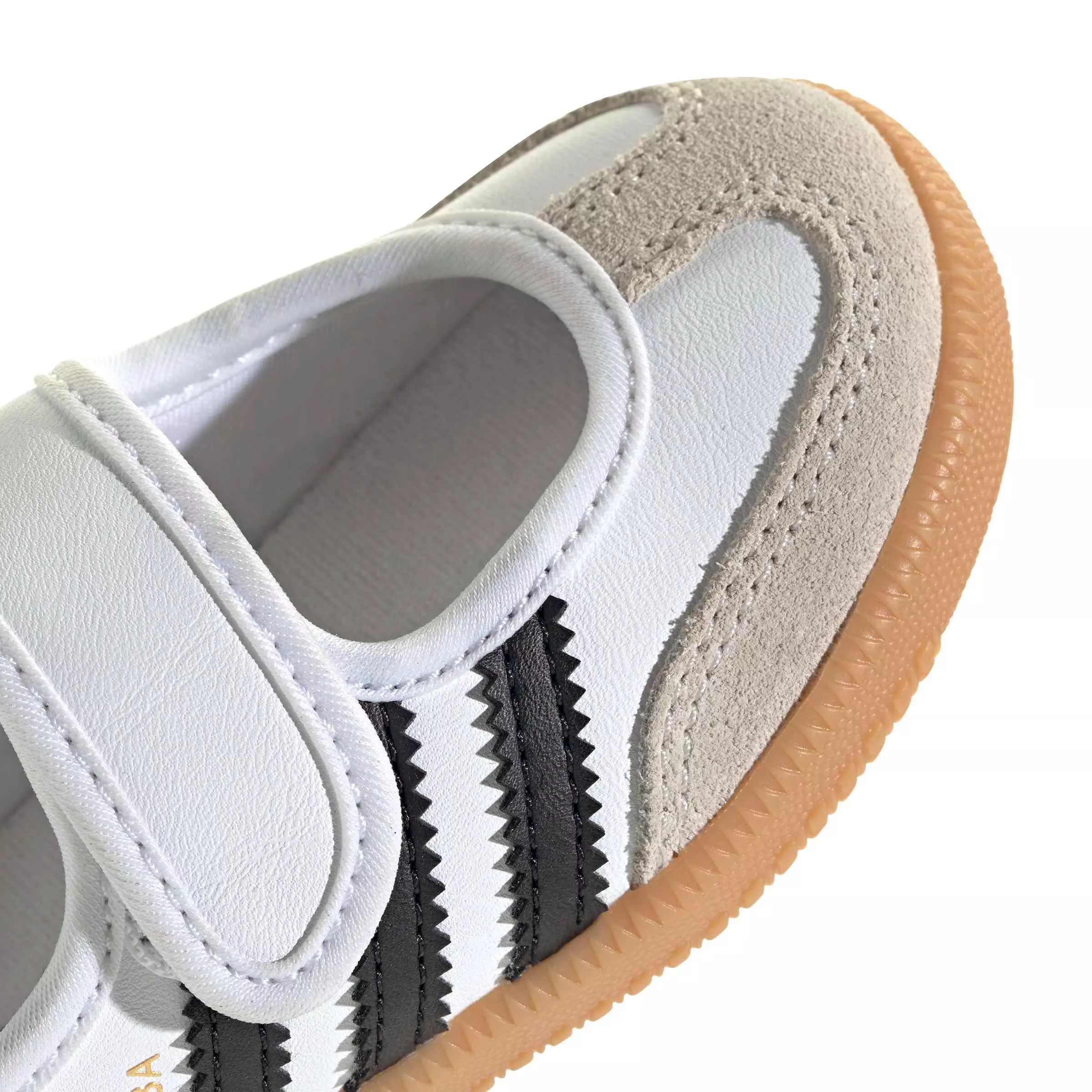 adidas Originals Samba Jane "Ftwr White/Core Black/Gum 3" Infant Girls' Shoe - WHITE/BLACK/GUM