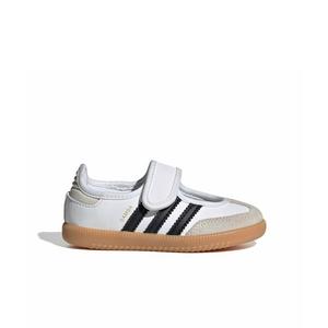 adidas Originals Samba Jane "Ftwr White/Core Black/Gum 3" Infant Girls' Shoe - WHITE/BLACK/GUM