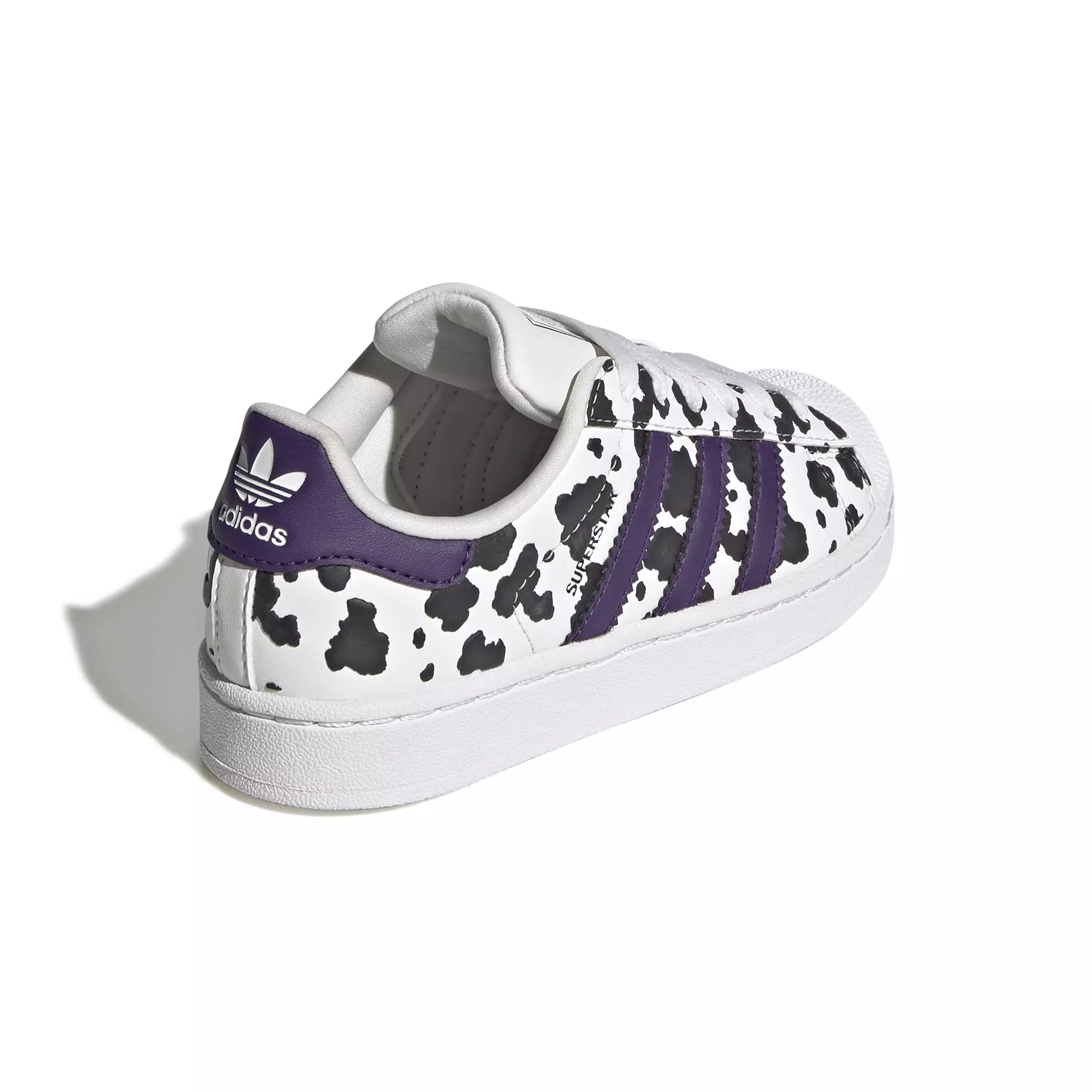 adidas Originals Superstar II "Crystal White/Violet/Ftwr White" Preschool Girls' Shoe - WHITE/VIOLET/WHITE