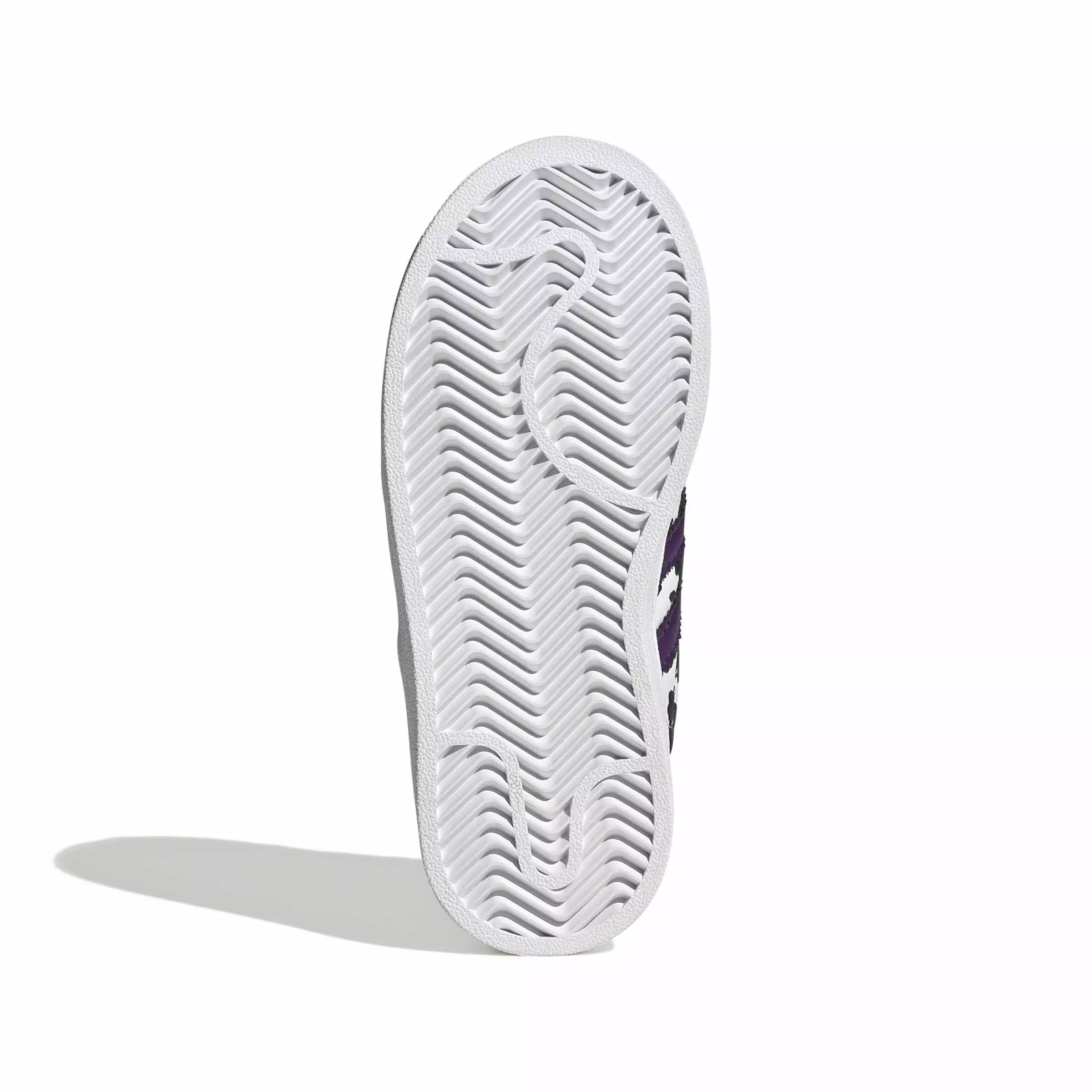 adidas Originals Superstar II "Crystal White/Violet/Ftwr White" Preschool Girls' Shoe - WHITE/VIOLET/WHITE