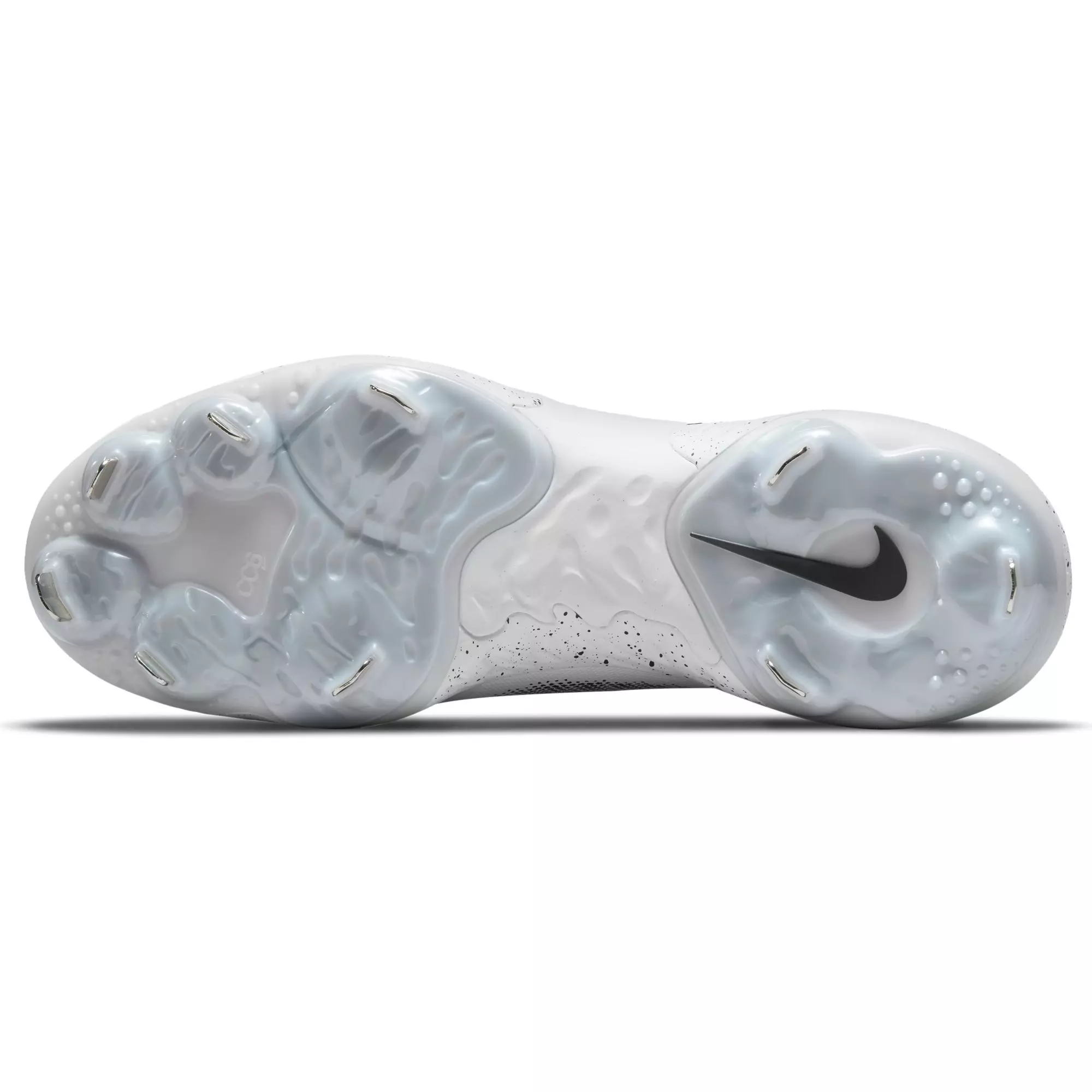 Nike Alpha Huarache Elite 3 Mid "White/Black/Photon Dust/Bright Crimson" Men's Baseball Cleat - WHITE