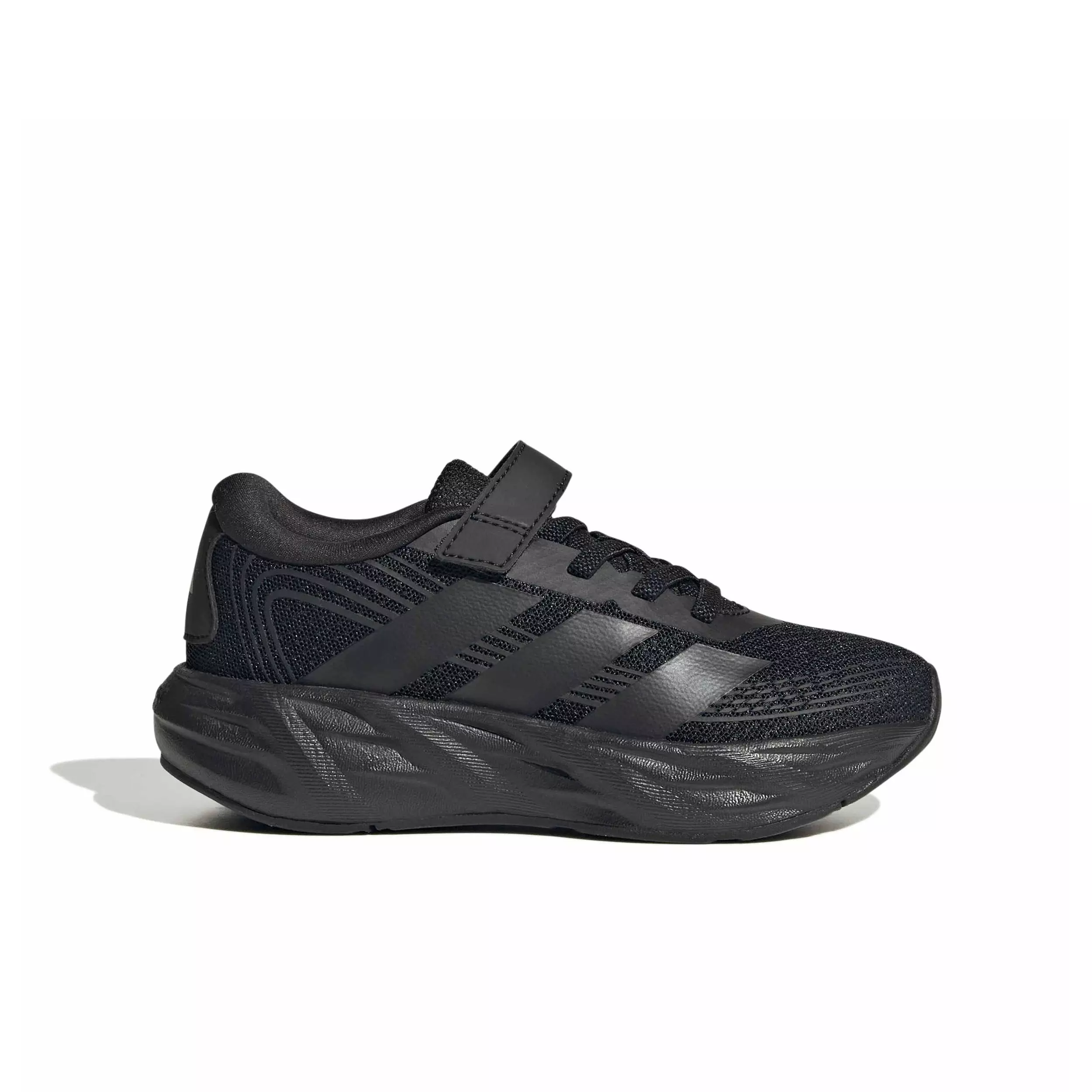 adidas Galaxy 8 EL C "Core Black/Core Black/Core Black" Preschool Boys' Running Shoe - BLACK/BLACK/BLACK