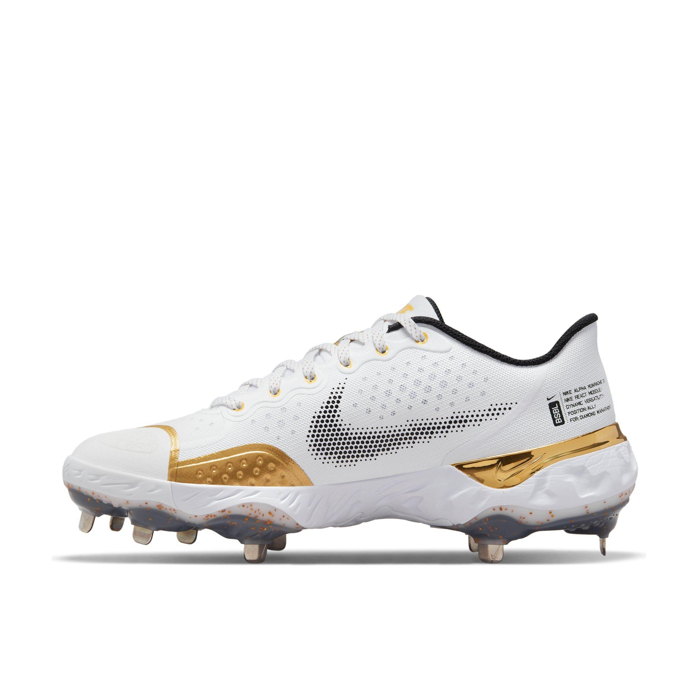 Buzz & Woody Nike Alpha Huarache Elite 3 Low Cleats 12 / Metal