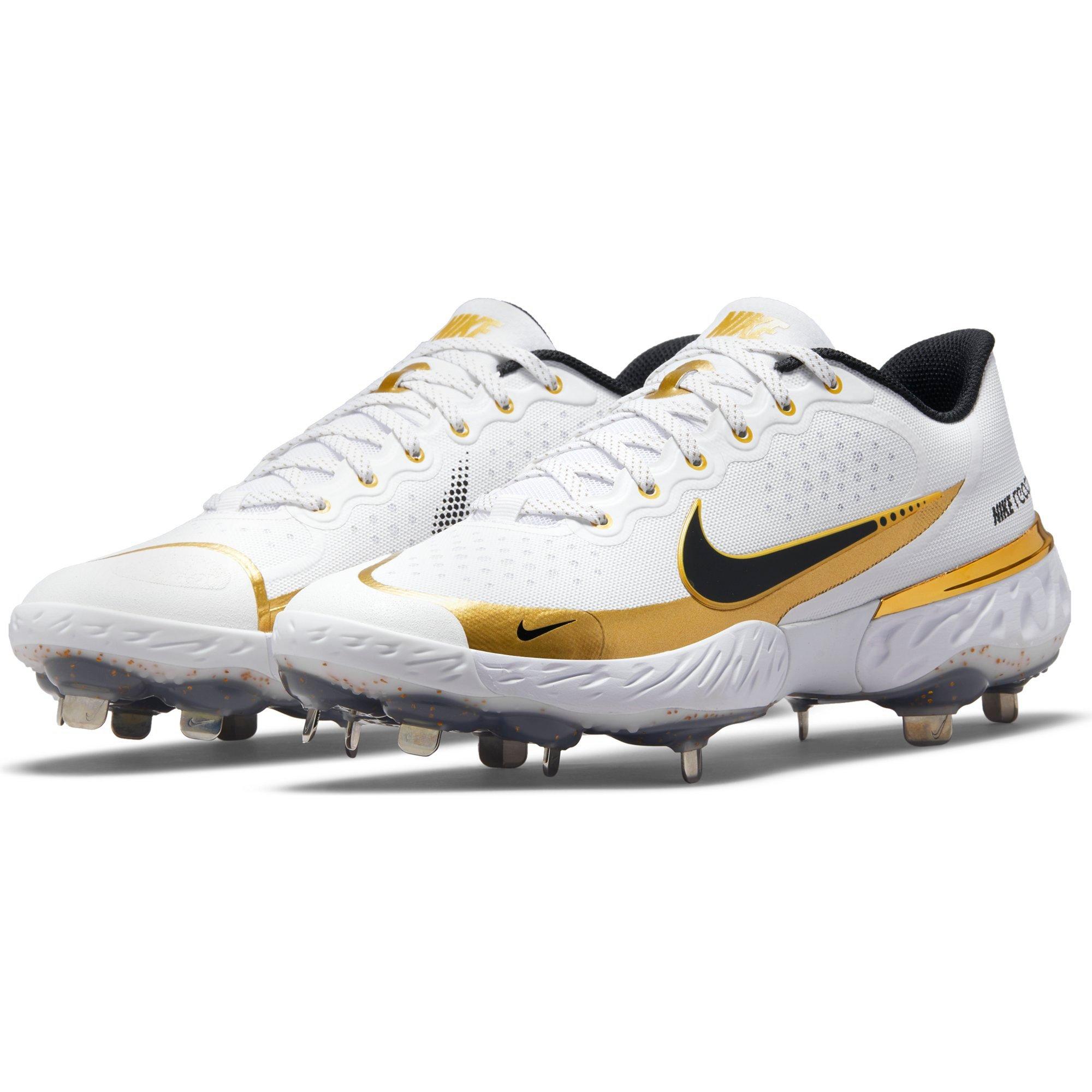 Buzz & Woody Nike Alpha Huarache Elite 3 Low Cleats 12 / Metal