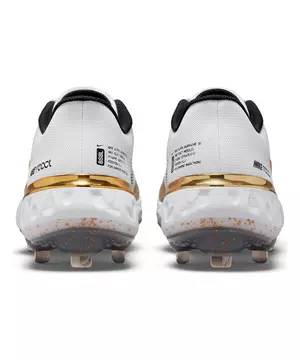 Nike Alpha Huarache Elite 3 White Gold Baseball Cleats Mens Size 8  195243623588