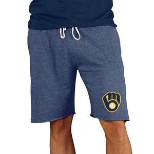 College Concepts Men's Milwaukee Brewers Mainstream Terry Shorts
