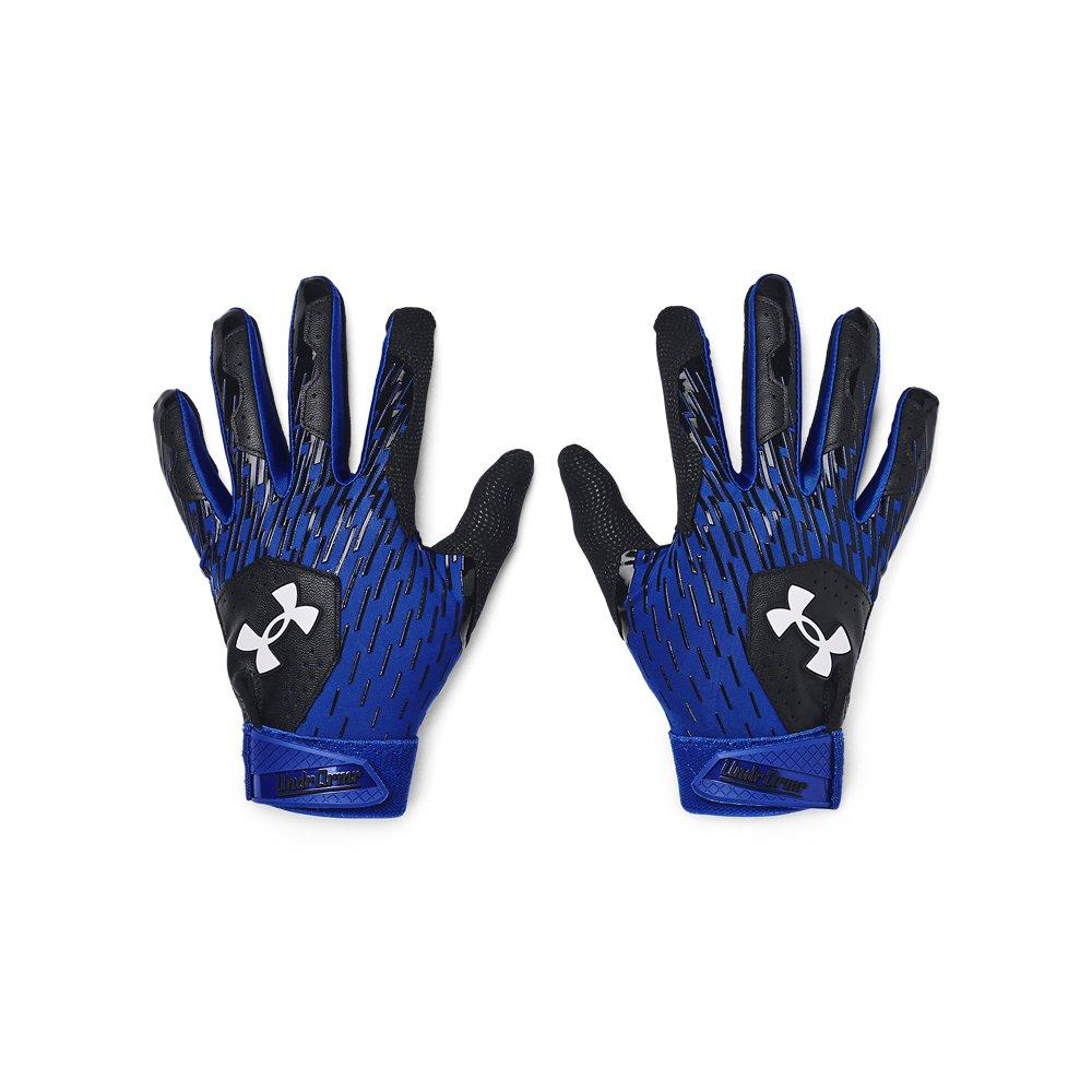Under Armour Boys' Clean Up Batting Gloves - Black/Royal - BLACK/ROYAL Thumbnail View 1
