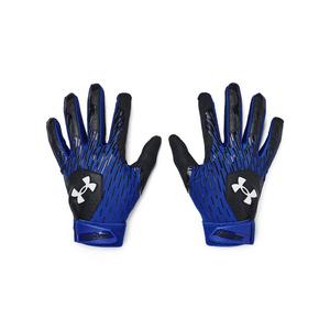 Under Armour Boys' Clean Up Batting Gloves -Black/Royal
