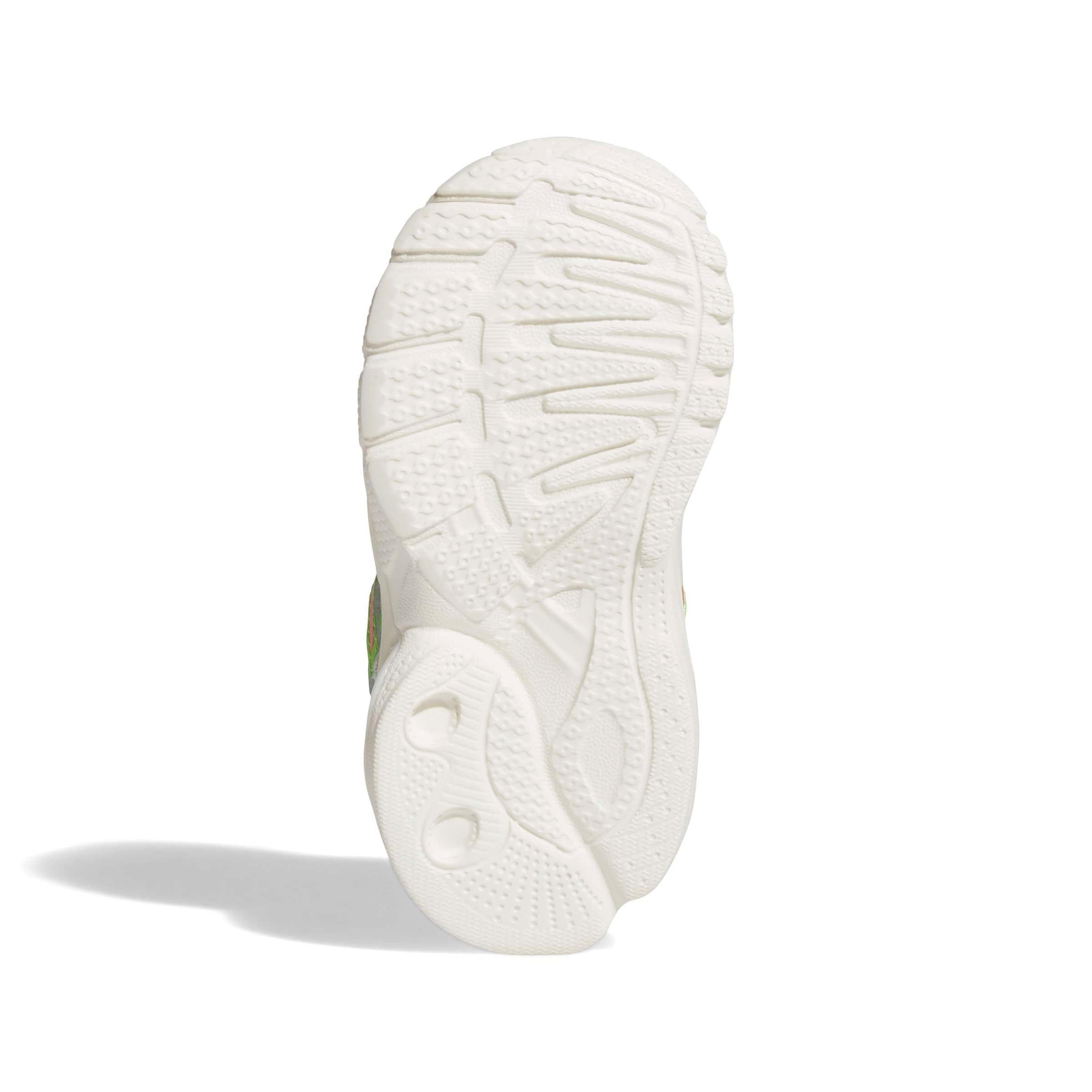 adidas Originals Pixar Toy Story Adistar Control 5 EL "White/Solar Slime/Silver" Infant Boys' Shoe - WHITE/SLIME/SILVER