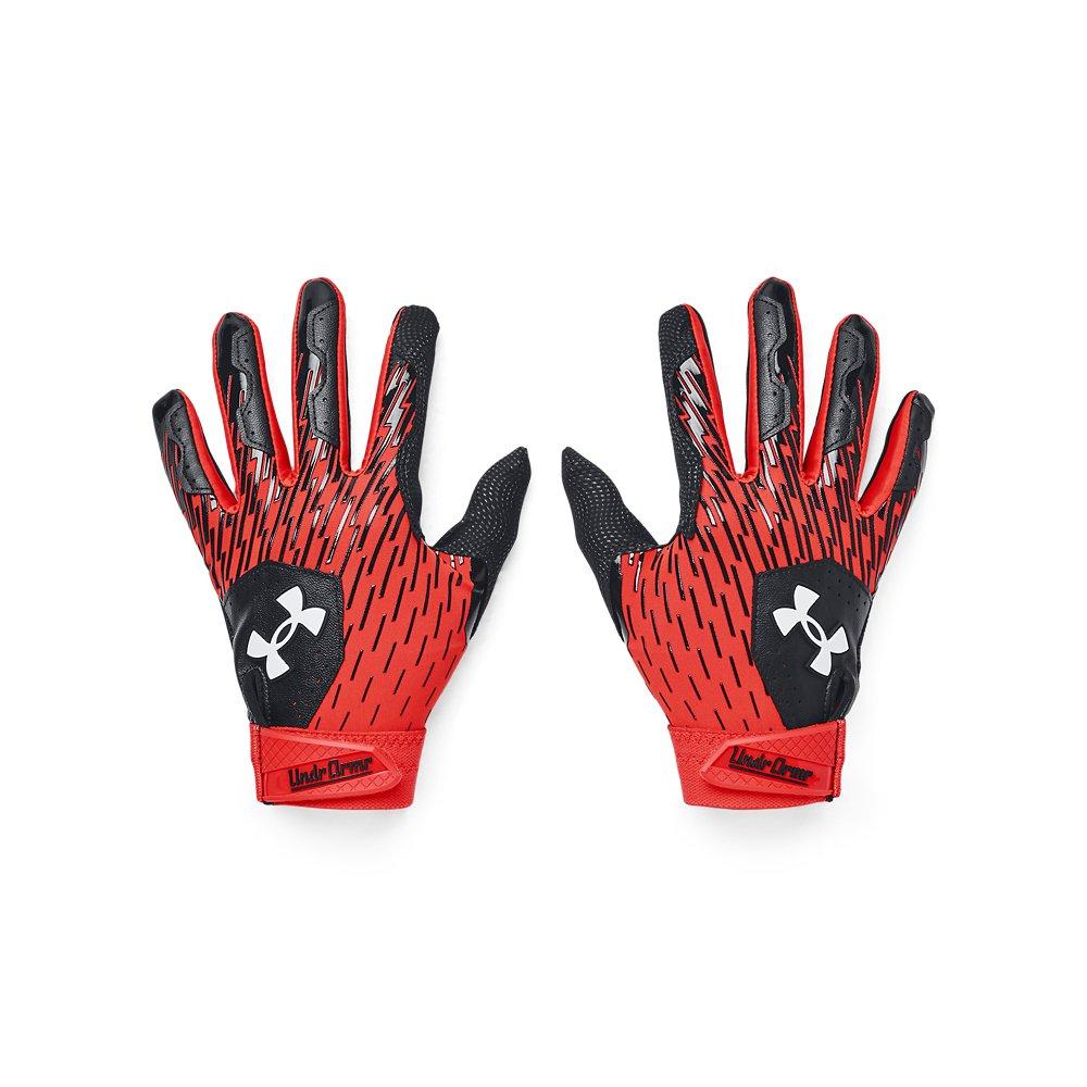 Under Armour Boys' Clean Up Batting Gloves - Black/Orange - BLACK/ORANGE Thumbnail View 1