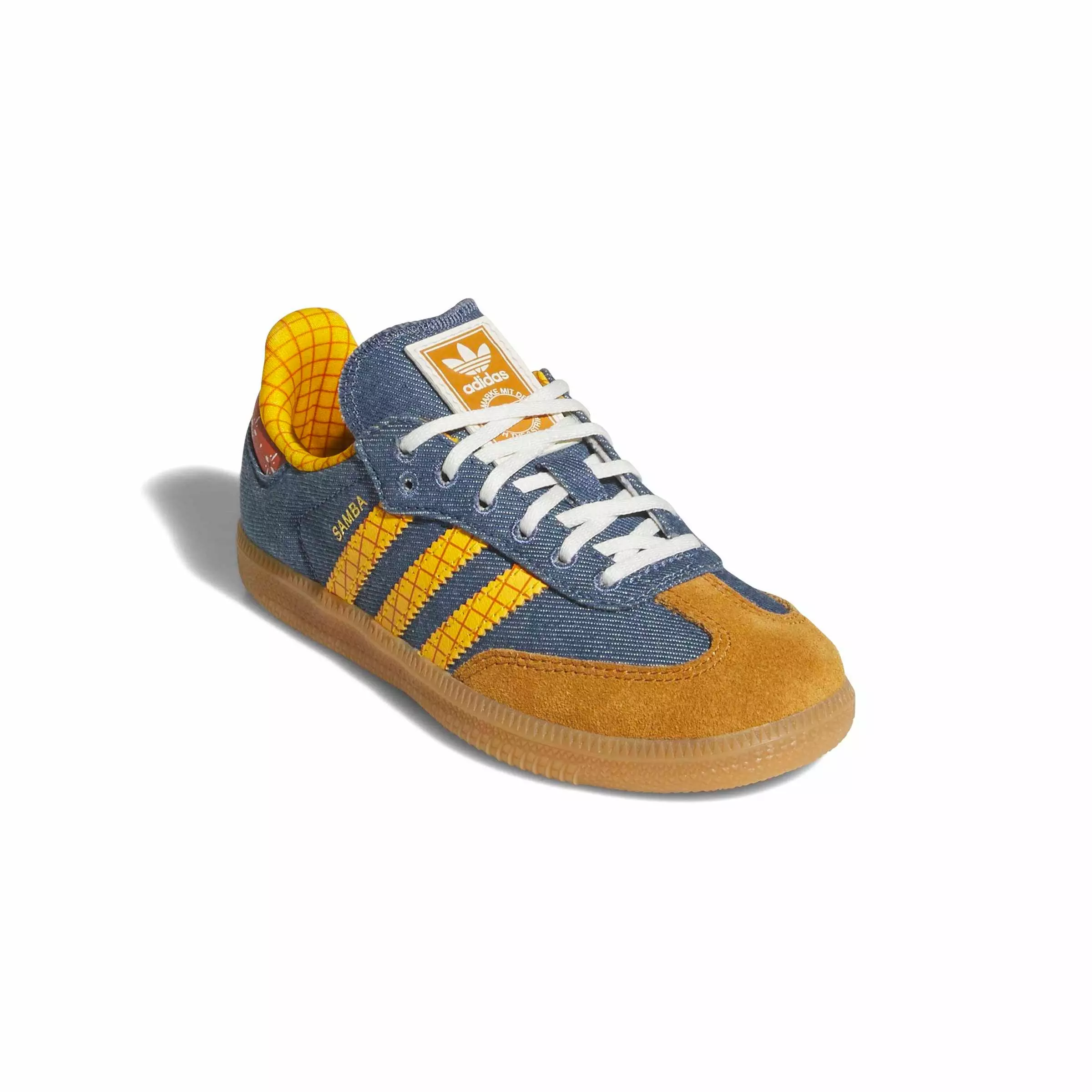 adidas Originals Pixar Toy Story Samba OG "Crew Blue/Crew Yellow/Off White" Preschool Boys' Shoe - BLUE/YELLOW/OFF WHITE