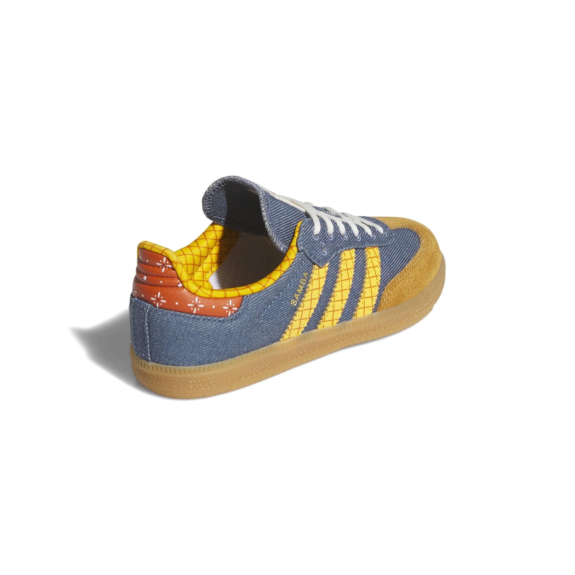 adidas Originals Pixar Toy Story Samba OG "Crew Blue/Crew Yellow/Off White" Preschool Boys' Shoe - BLUE/YELLOW/OFF WHITE