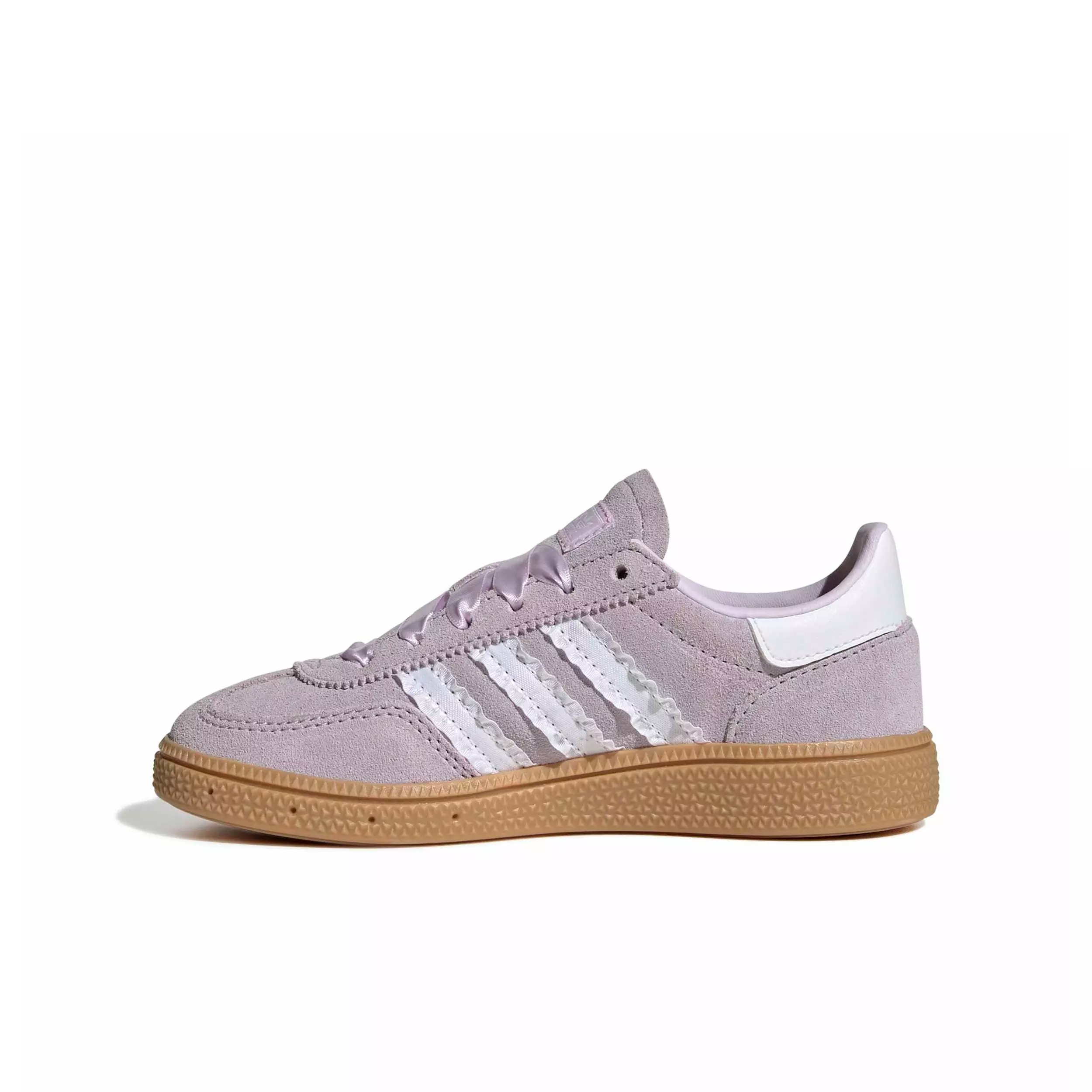 adidas Originals Handball Spezial "Ice Lavender/Ftwr White/Gum 3" Preschool Girls' Shoe - LAVENDER/WHITE/GUM