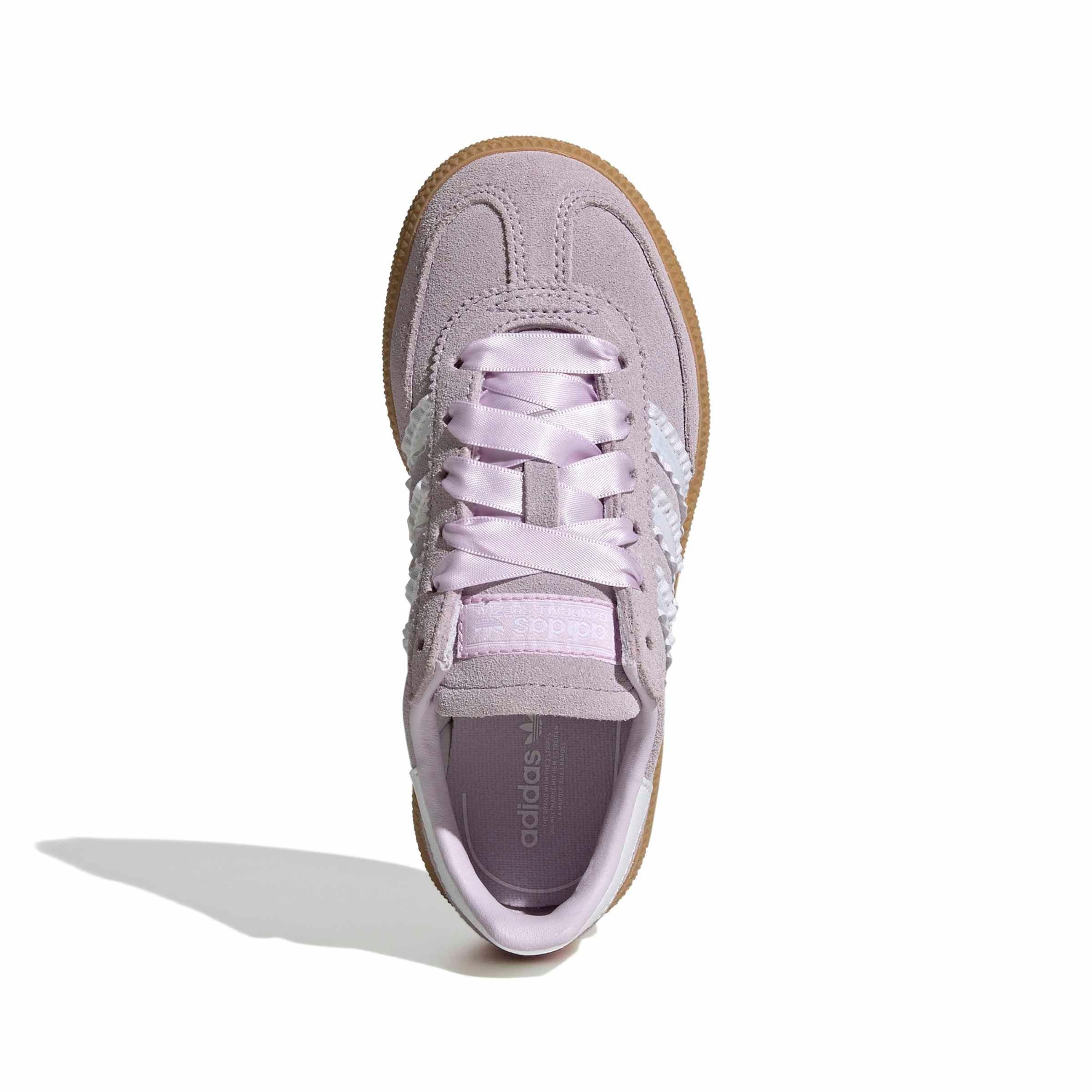 adidas Originals Handball Spezial "Ice Lavender/Ftwr White/Gum 3" Preschool Girls' Shoe - LAVENDER/WHITE/GUM
