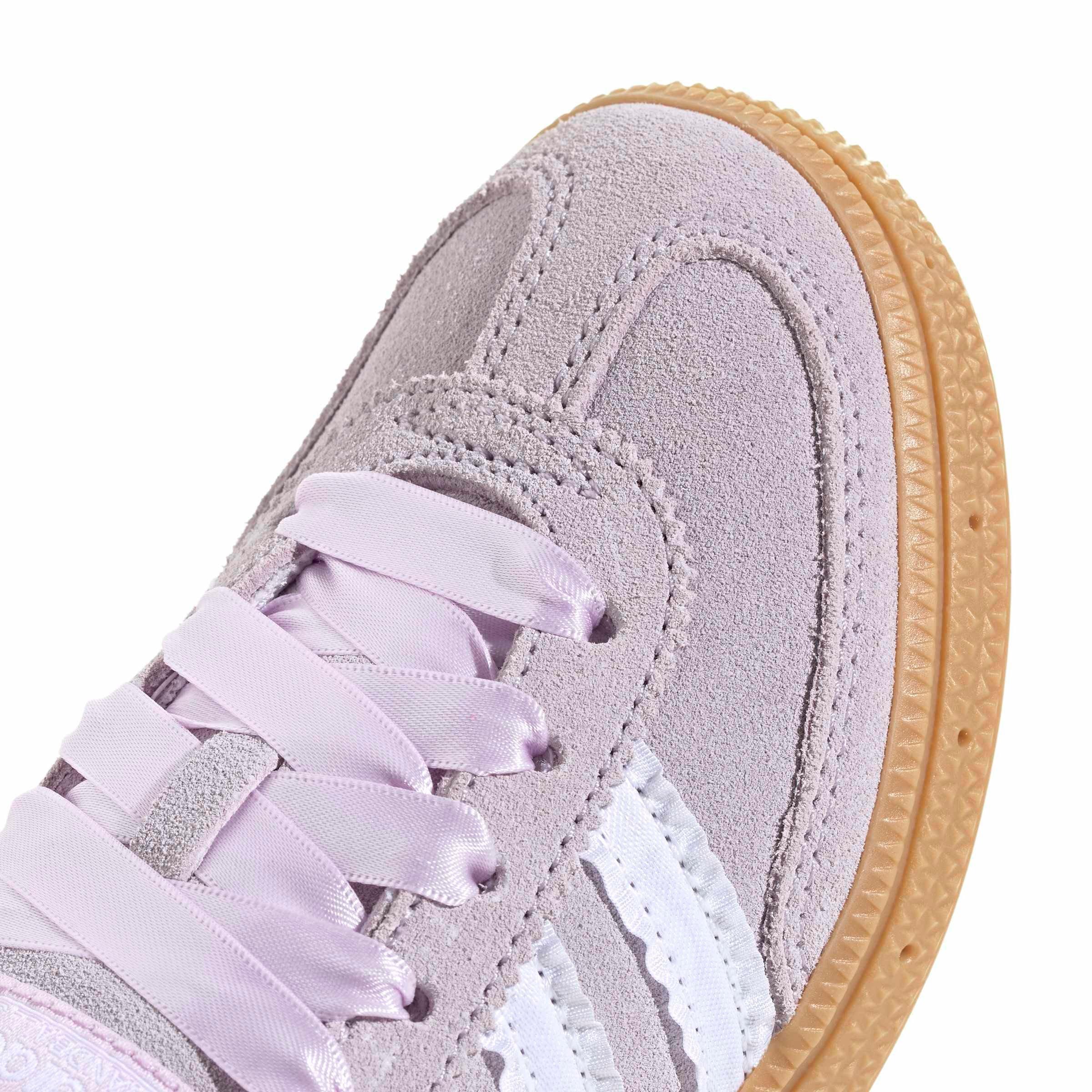 adidas Originals Handball Spezial "Ice Lavender/Ftwr White/Gum 3" Preschool Girls' Shoe - LAVENDER/WHITE/GUM