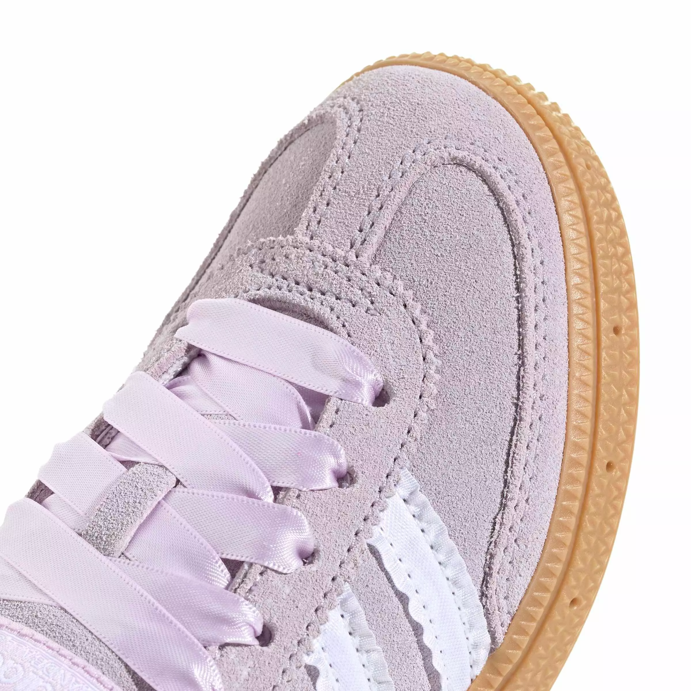 adidas Originals Handball Spezial "Ice Lavender/Ftwr White/Gum 3" Preschool Girls' Shoe - LAVENDER/WHITE/GUM