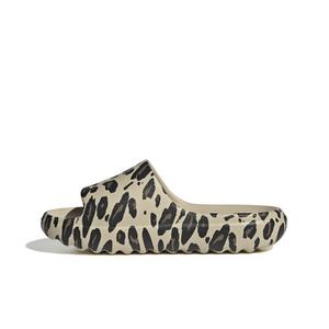 adidas Adilette Lumia "Crystal Linen/Core Black/Khaki Six" Grade School Boys' Slide - LINEN/BLACK/KHAKI