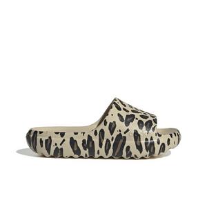 adidas Adilette Lumia "Crystal Linen/Core Black/Khaki Six" Grade School Boys' Slide - LINEN/BLACK/KHAKI