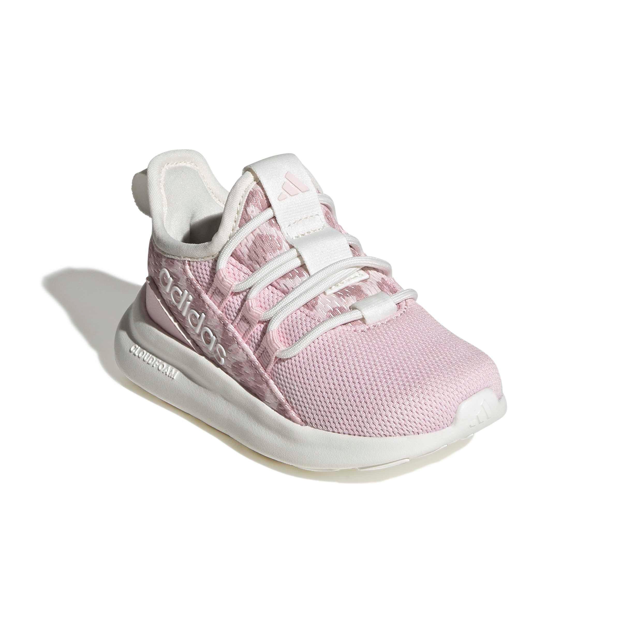 adidas Lite Racer Adapt 8.0 "Core White/Distilled Pink/Clear Pink" Infant Girls' Shoe - WHITE/PINK/PINK