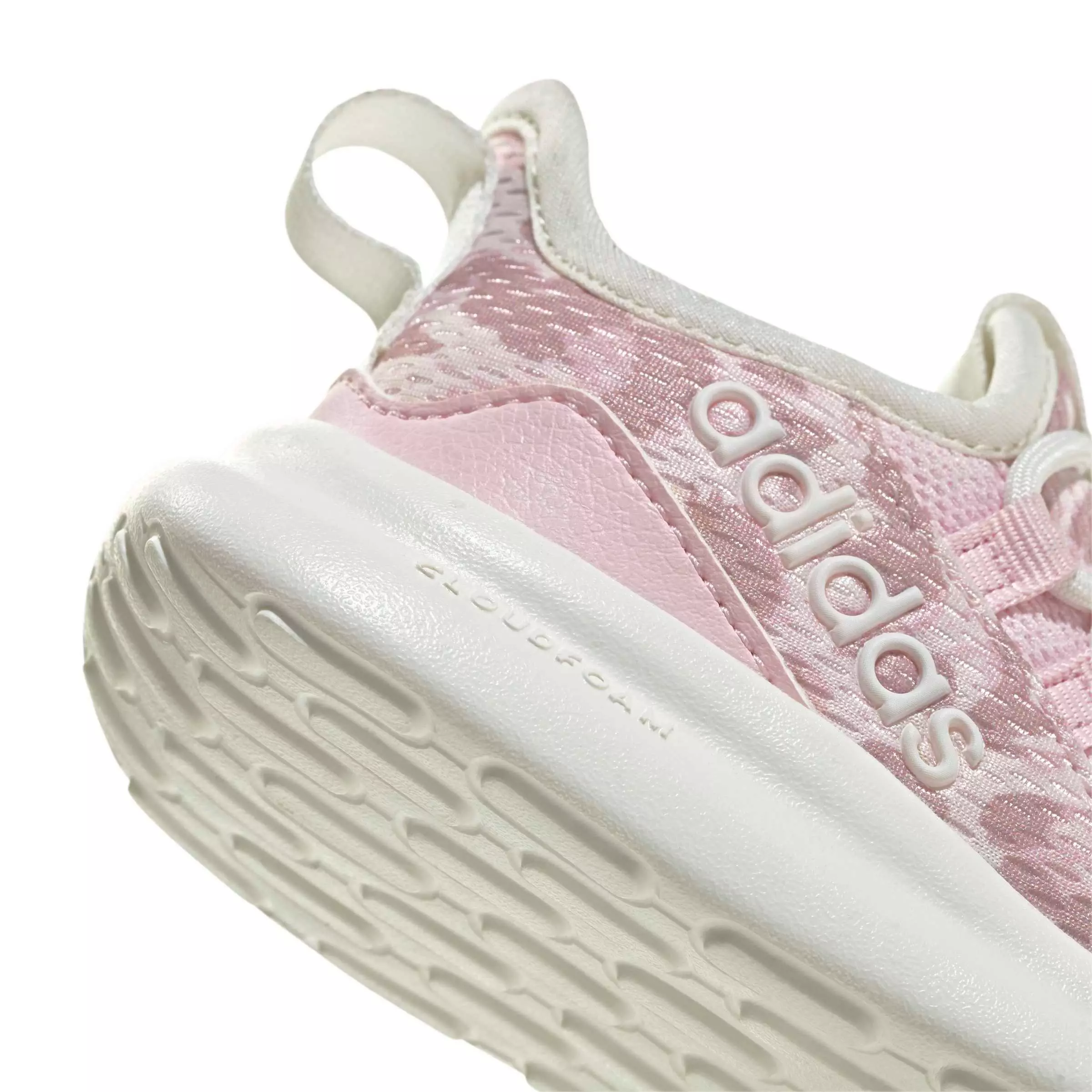 adidas Lite Racer Adapt 8.0 "Core White/Distilled Pink/Clear Pink" Infant Girls' Shoe - WHITE/PINK/PINK