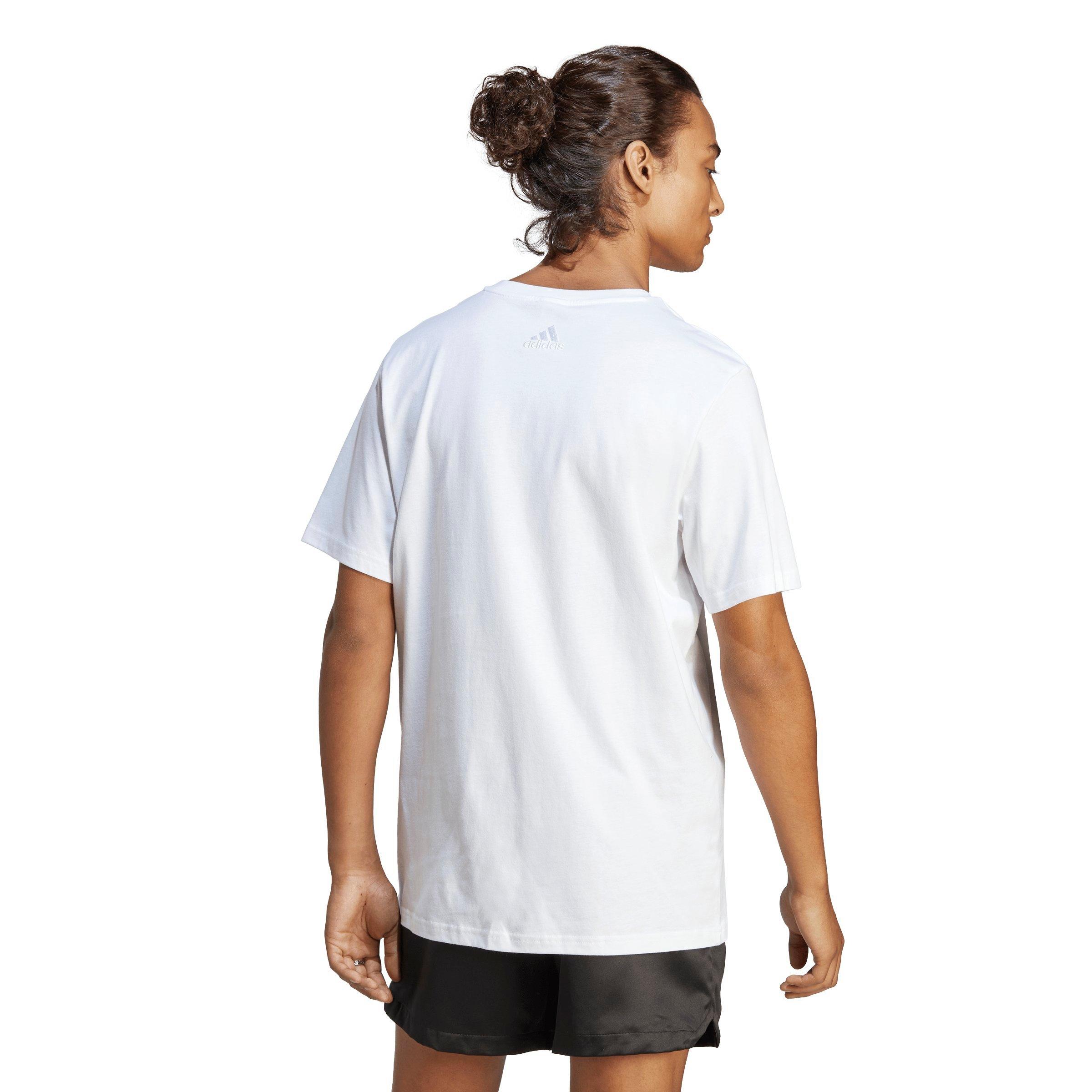 adidas Men\'s Essentials - Jersey T-Shirt-Black/White Single Big | City Logo Gear Hibbett