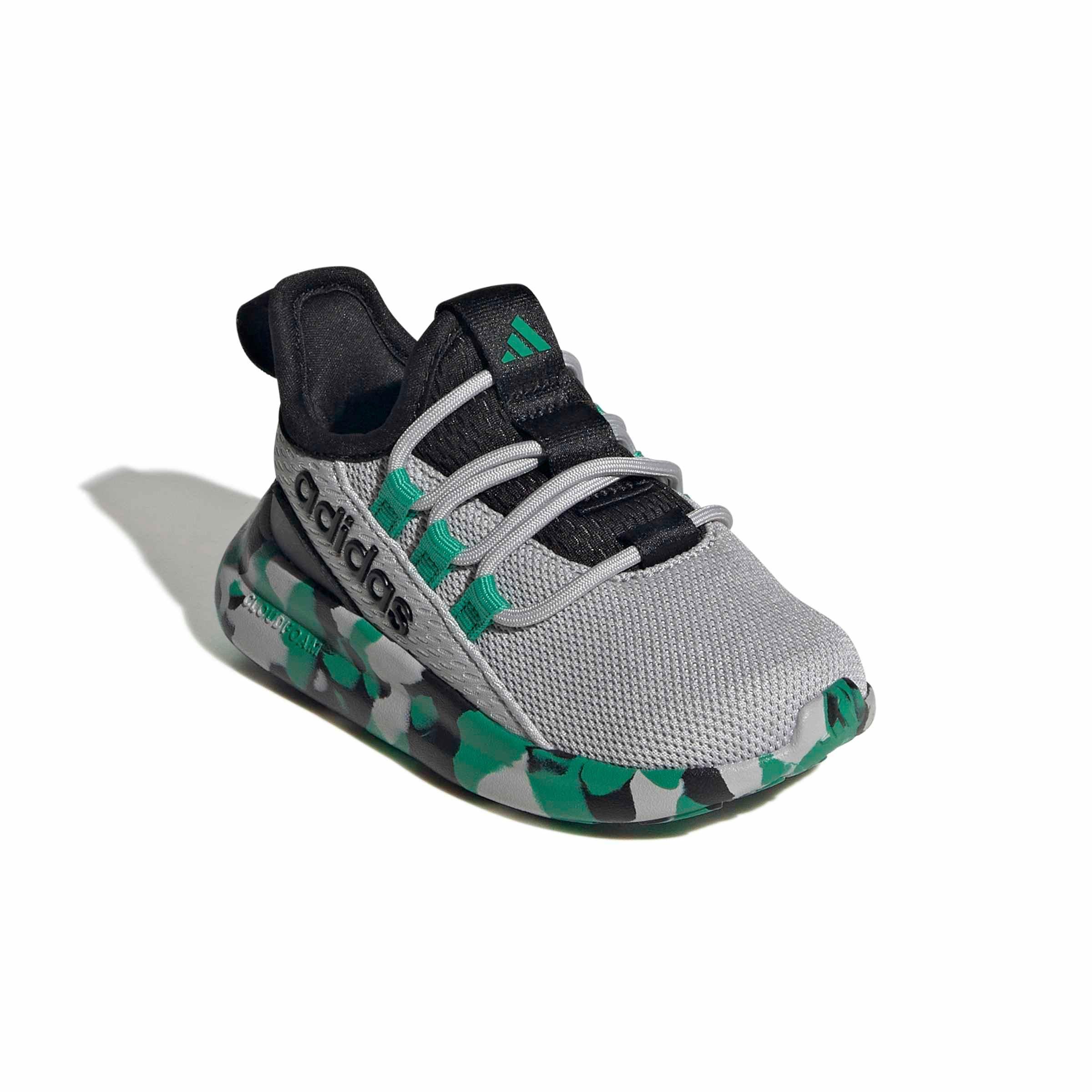 adidas Lite Racer Adapt 8.0 "Grey Two/Court Green/Core Black" Infant Boys' Shoe - GREY/GREEN/BLACK