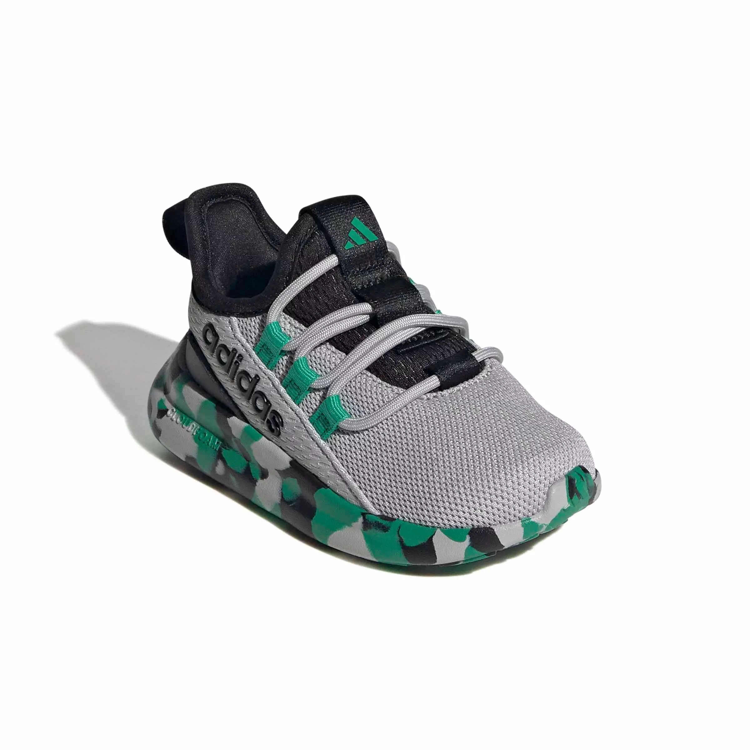 adidas Lite Racer Adapt 8.0 "Grey Two/Court Green/Core Black" Infant Boys' Shoe - GREY/GREEN/BLACK