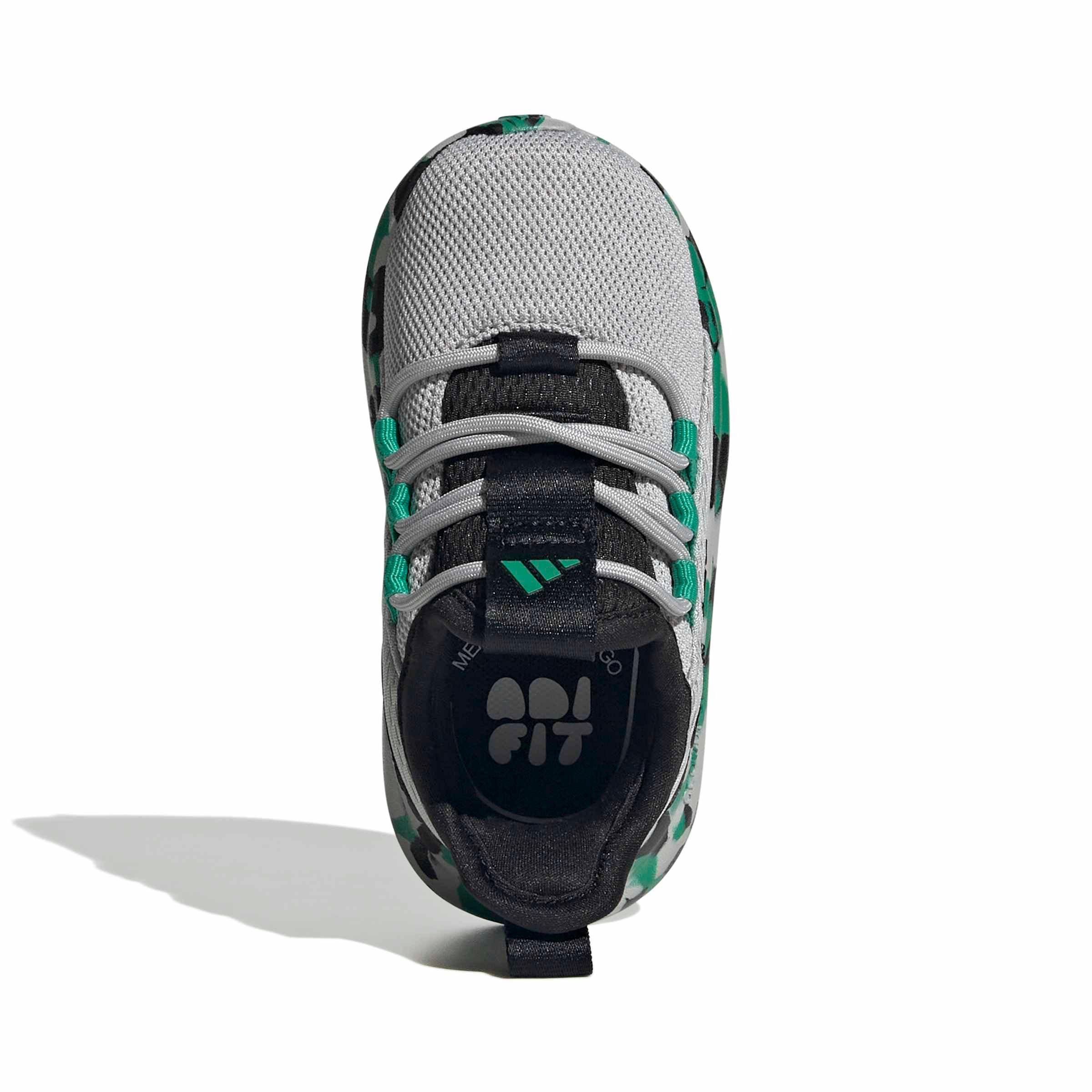 adidas Lite Racer Adapt 8.0 "Grey Two/Court Green/Core Black" Infant Boys' Shoe - GREY/GREEN/BLACK