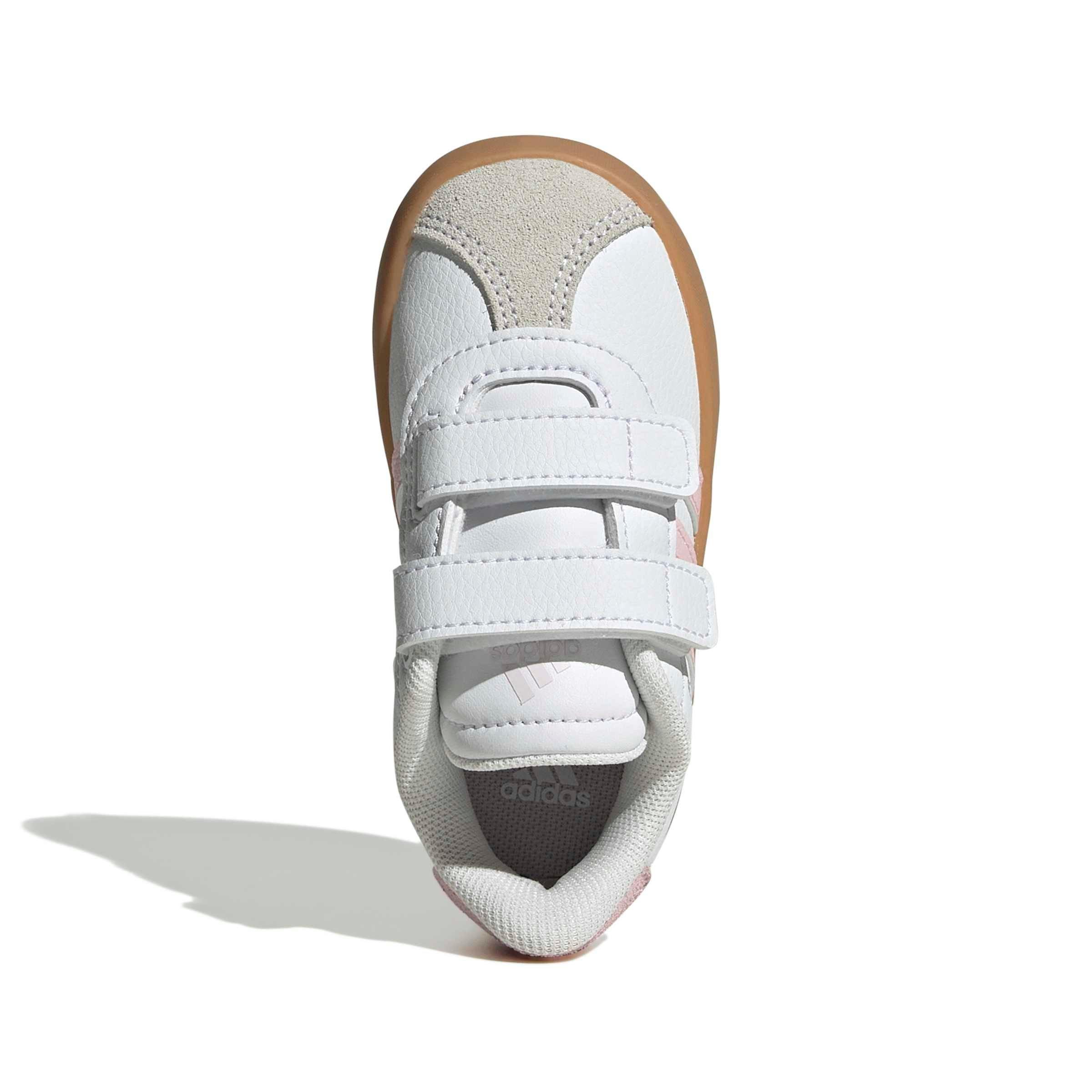adidas VL Court 3.0 "Ftwr White/Clear Pink/Gum 3" Infant Girls' Shoe - WHITE/PINK/GUM