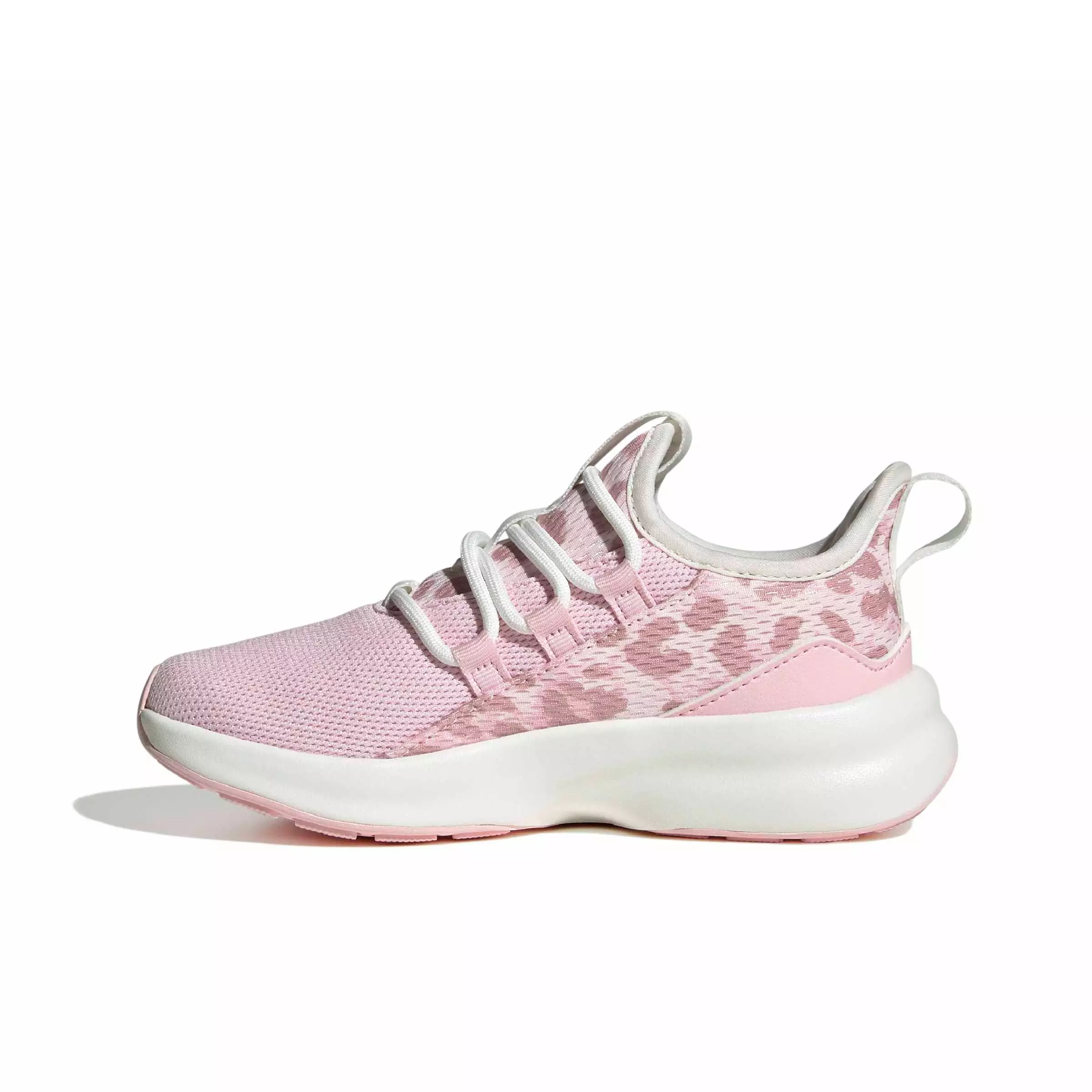 adidas Lite Racer Adapt 8.0 "Core White/Distilled Pink/Clear Pink" Grade School Girls' Shoe - WHITE/PINK/PINK