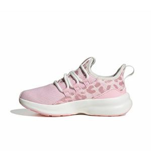 adidas Lite Racer Adapt 8.0 "Core White/Distilled Pink/Clear Pink" Grade School Girls' Shoe - WHITE/PINK/PINK