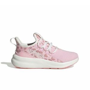 adidas Lite Racer Adapt 8.0 "Core White/Distilled Pink/Clear Pink" Grade School Girls' Shoe - WHITE/PINK/PINK