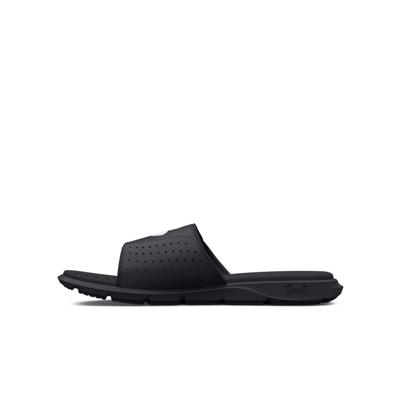 Under Armour Ignite Pro Grade School Boys' "Black/White" Slide