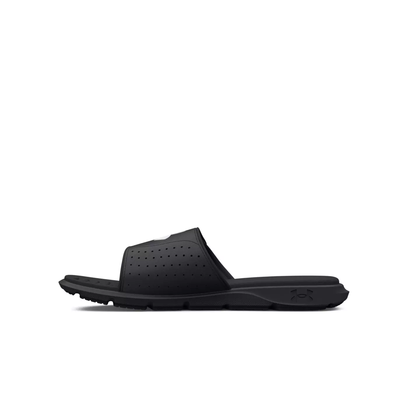 Under Armour Ignite Pro "Black/White" Grade School Boys' Slide - BLACK/WHITE