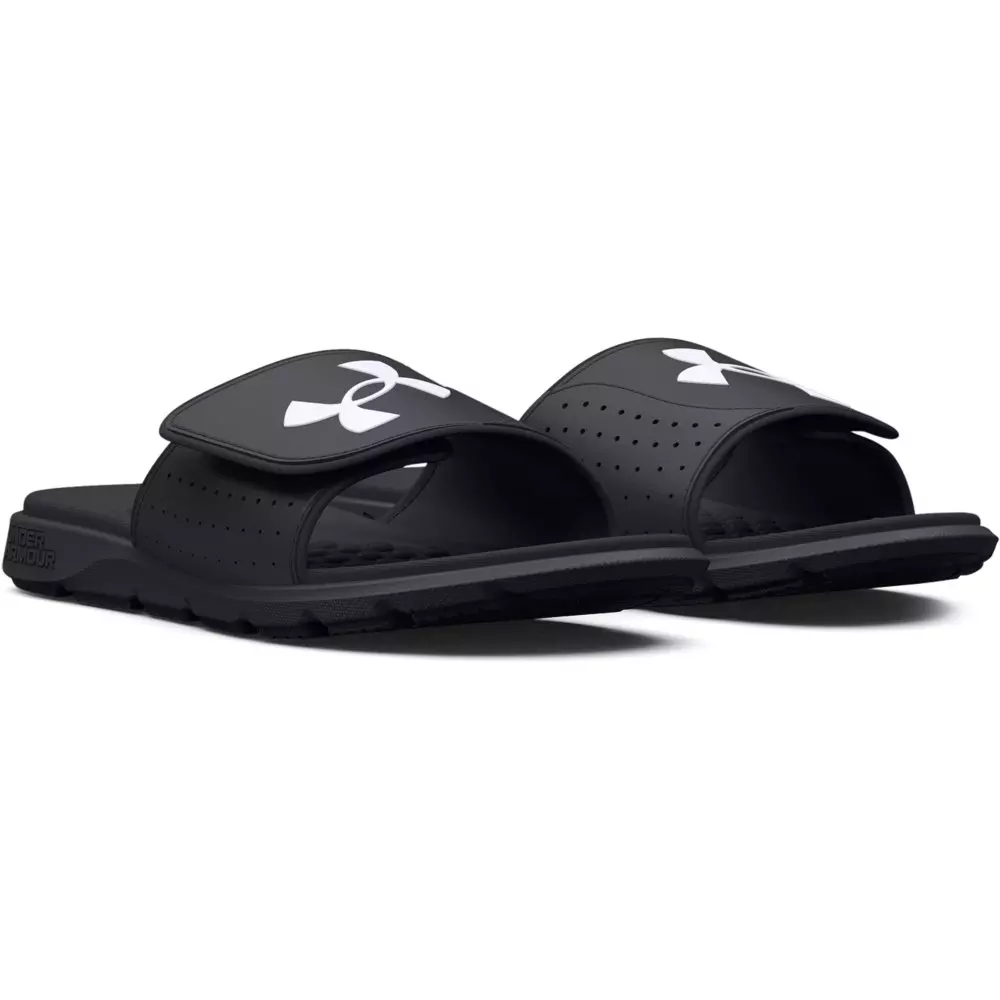 Under Armour Ignite Pro "Black/White" Grade School Boys' Slide - BLACK/WHITE