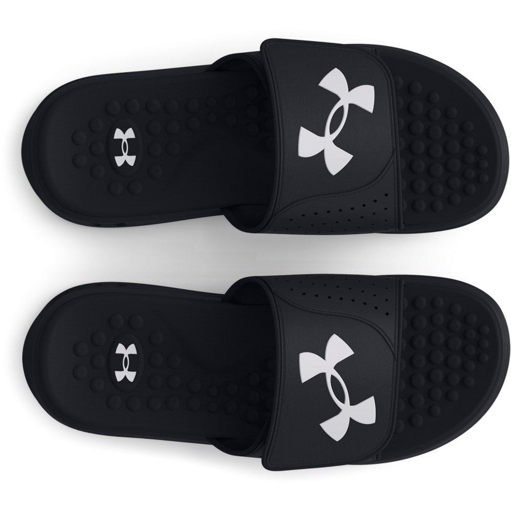 Under Armour Ignite Pro Grade School Boys' "Black/White" Slide