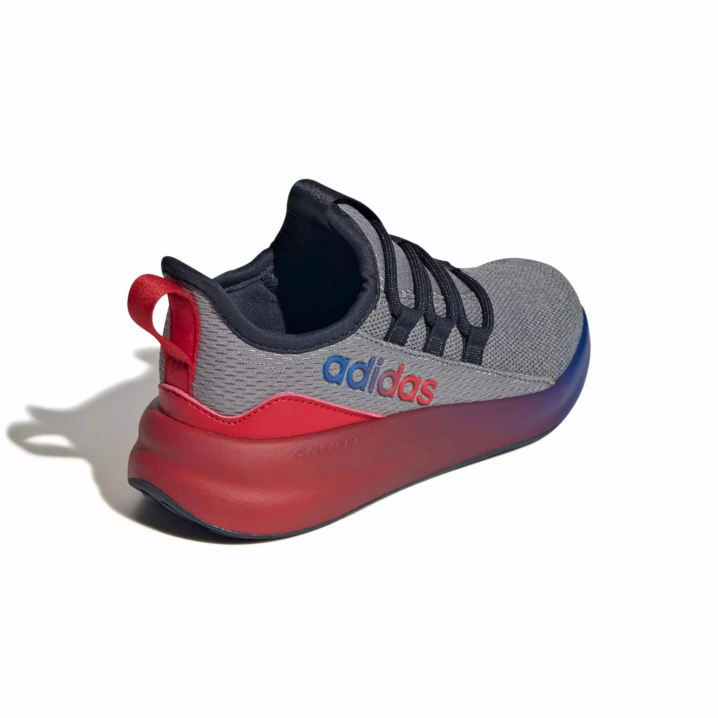 adidas Lite Racer Adapt 8.0 "Grey Three/Better Scarlet/Team Royal Blue" Grade School Boys' Shoe - GREY/SCARLET/ROYAL
