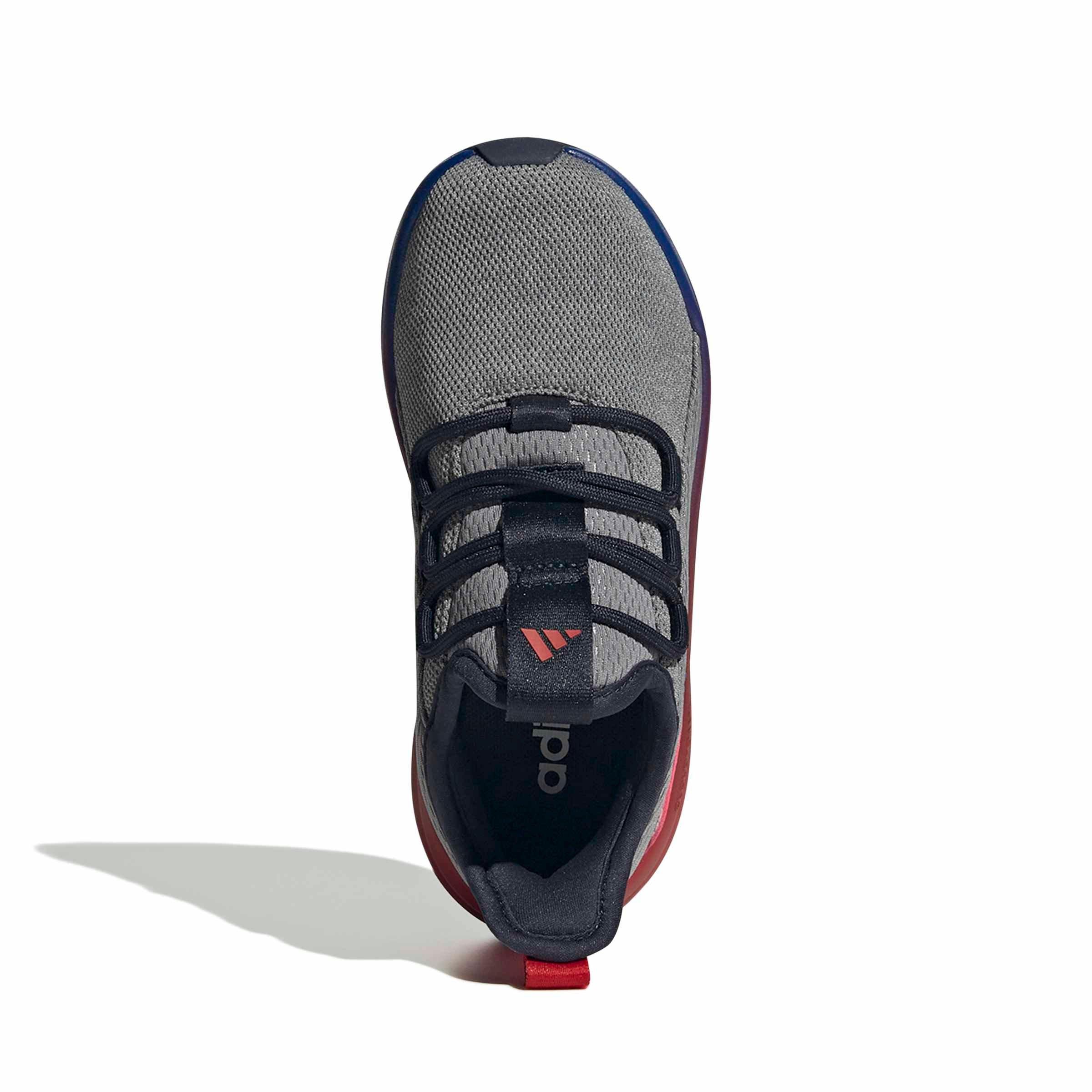 adidas Lite Racer Adapt 8.0 "Grey Three/Better Scarlet/Team Royal Blue" Grade School Boys' Shoe - GREY/SCARLET/ROYAL