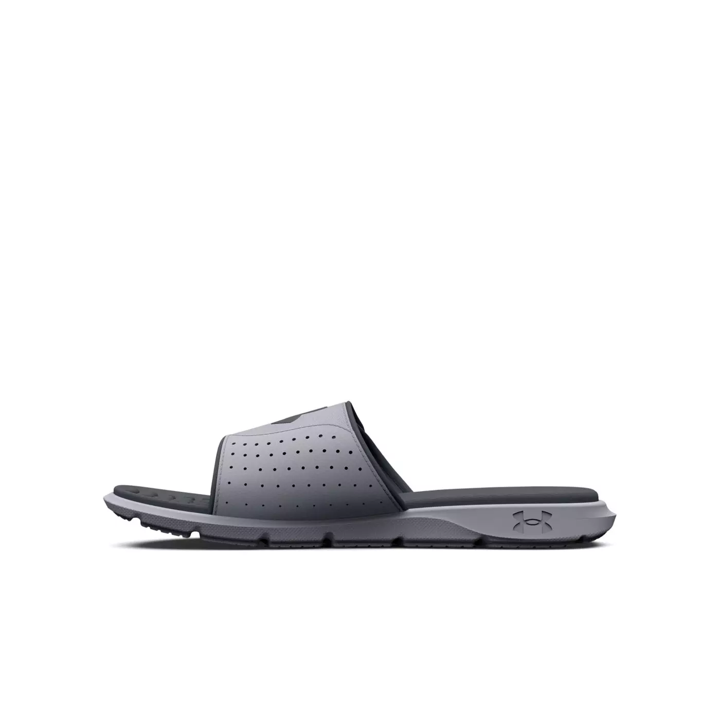 Under Armour Ignite Pro "Mod Grey/Pitch Grey" Grade School Boys' Slide - GREY/GREY