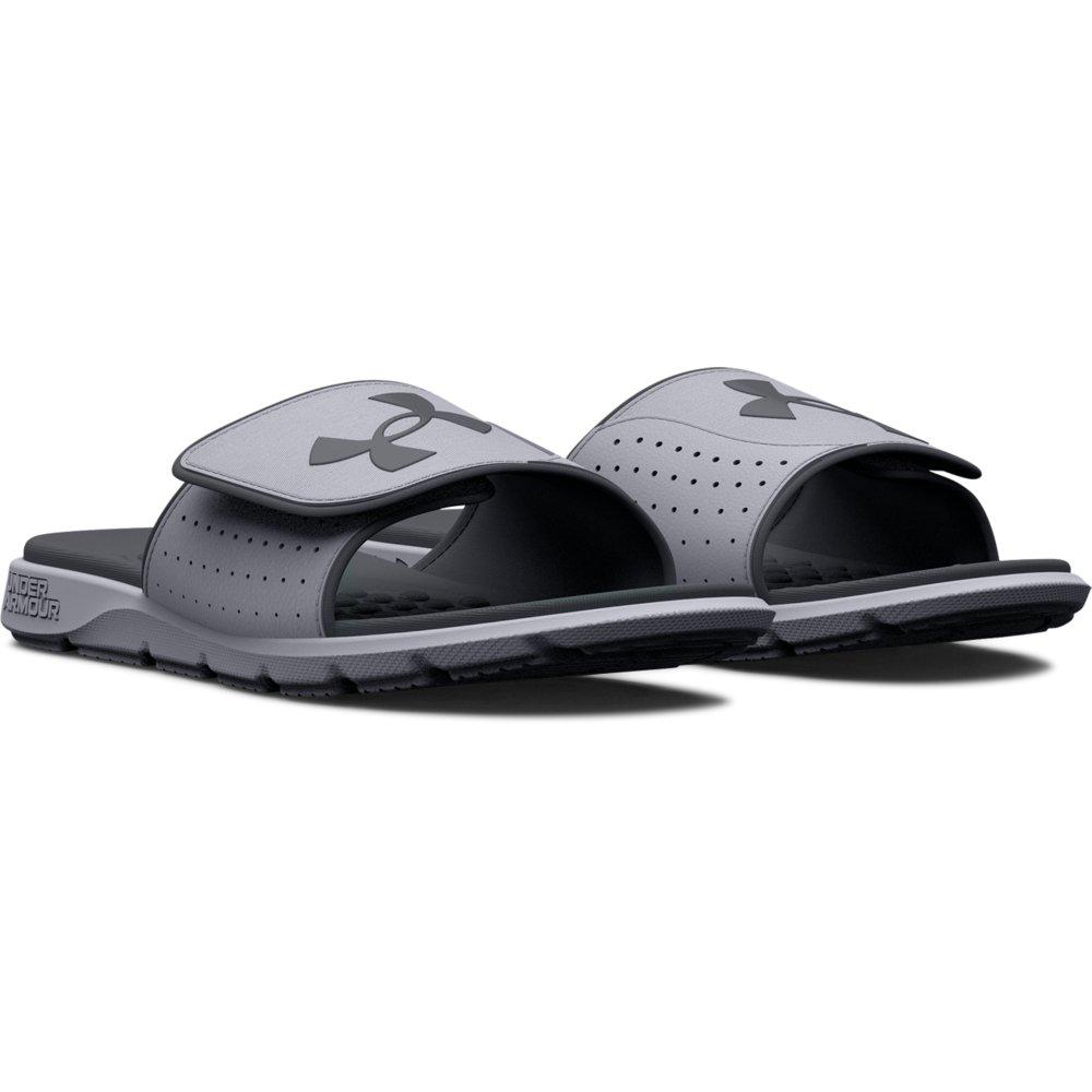 Under Armour Ignite Pro Grade School Boys' "Mod Grey/Pitch Grey" Slide
